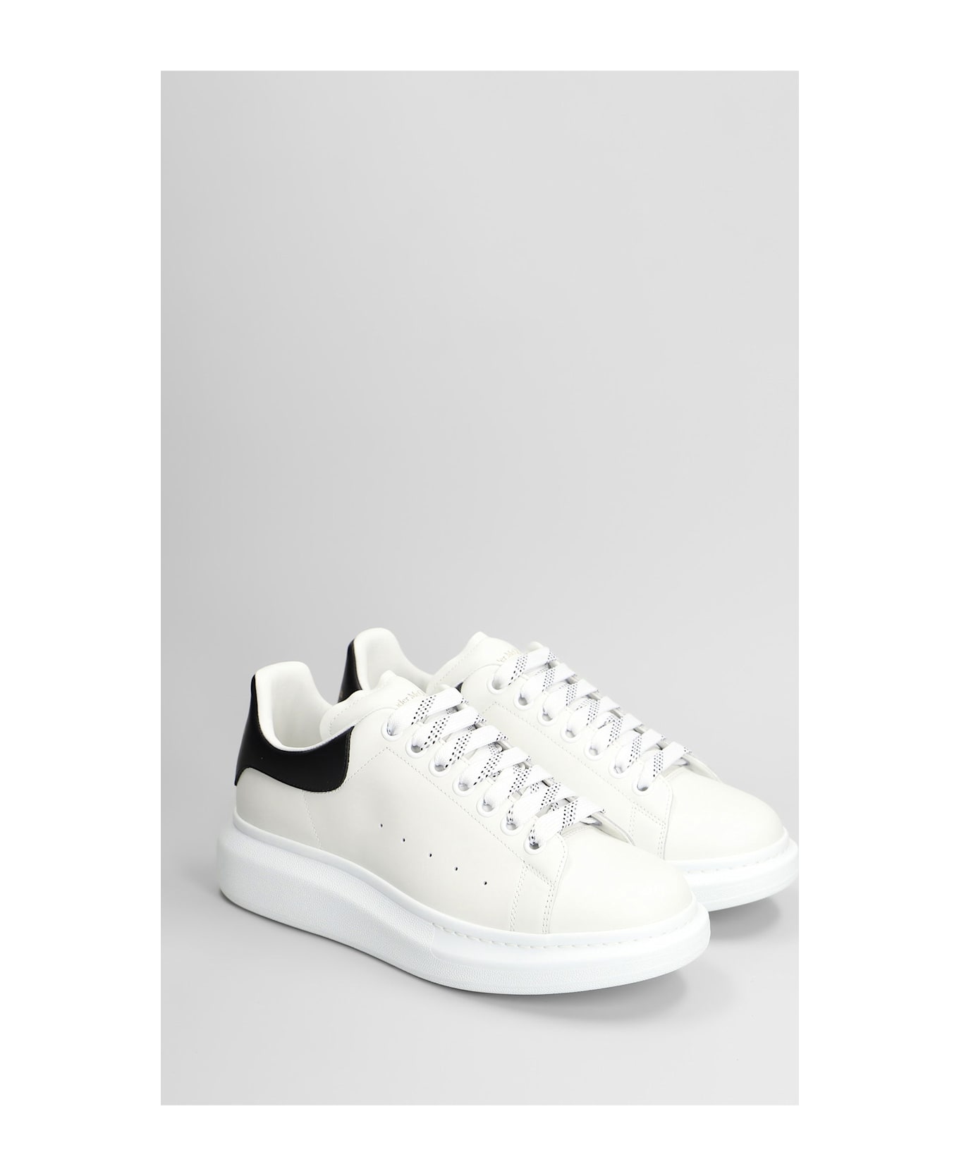 Alexander McQueen Oversize Sneak Sneakers In White Leather - white