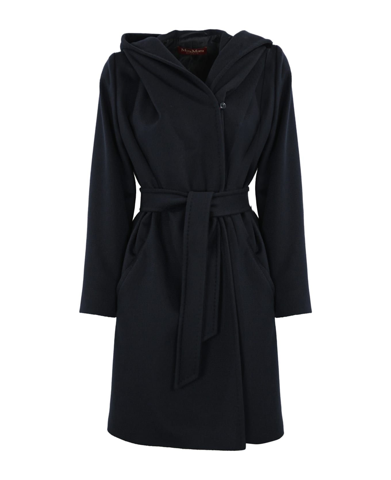 コート Max Mara Studio NEWMANG - Wool coat with hood Newmang Hooded Wool Coat Max Mara Studio | italist