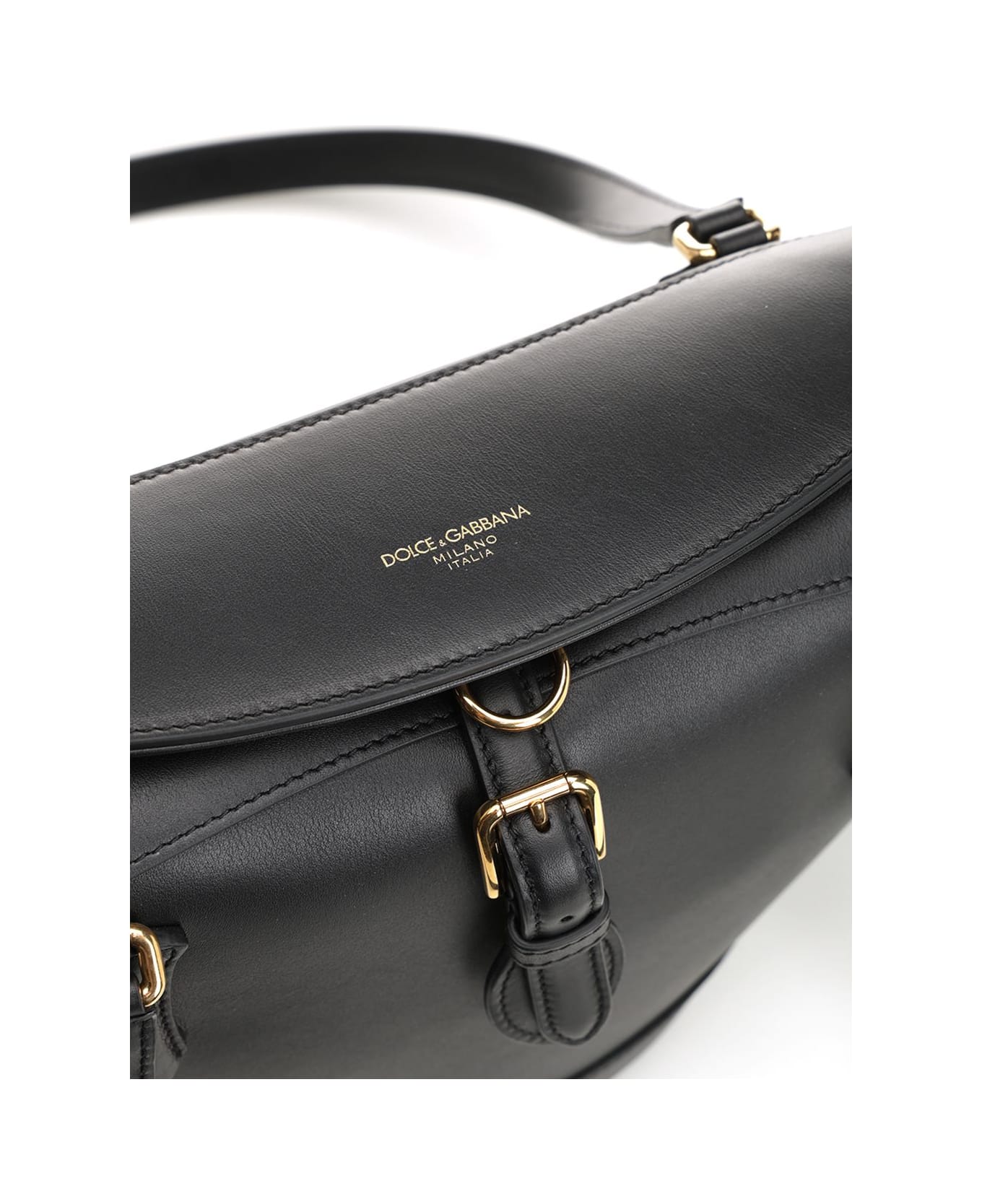 Dolce 
Gabbana Leather Shoulder Bag - Nero