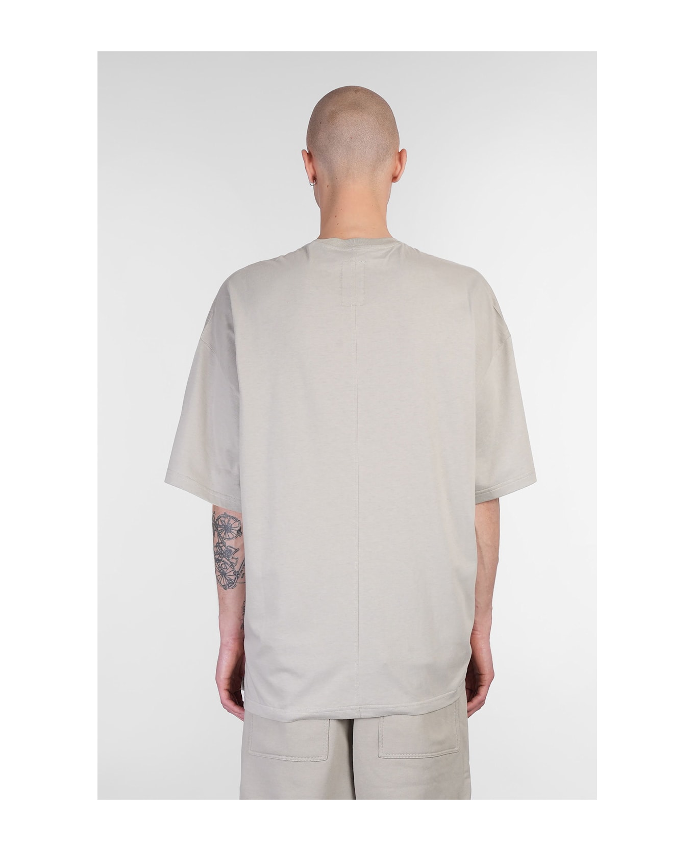 Rick Owens x Champion Tommy T T-shirt In Taupe Cotton - taupe