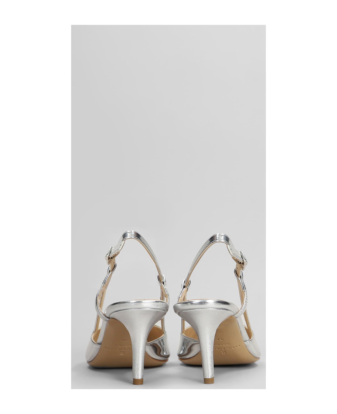 Fabio Rusconi Pumps In Silver Leather - silver