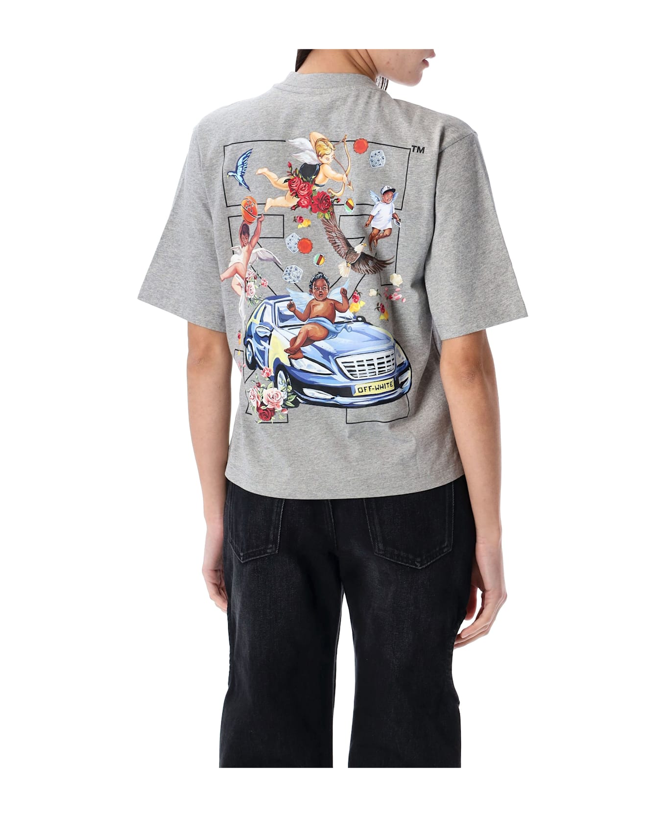Off-White Fresco Arrow T-shirt - GREY MELANCE