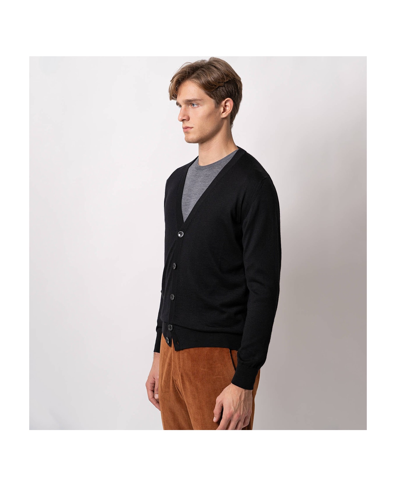 Larusmiani Cardigan Spirit 54 Cardigan - Black
