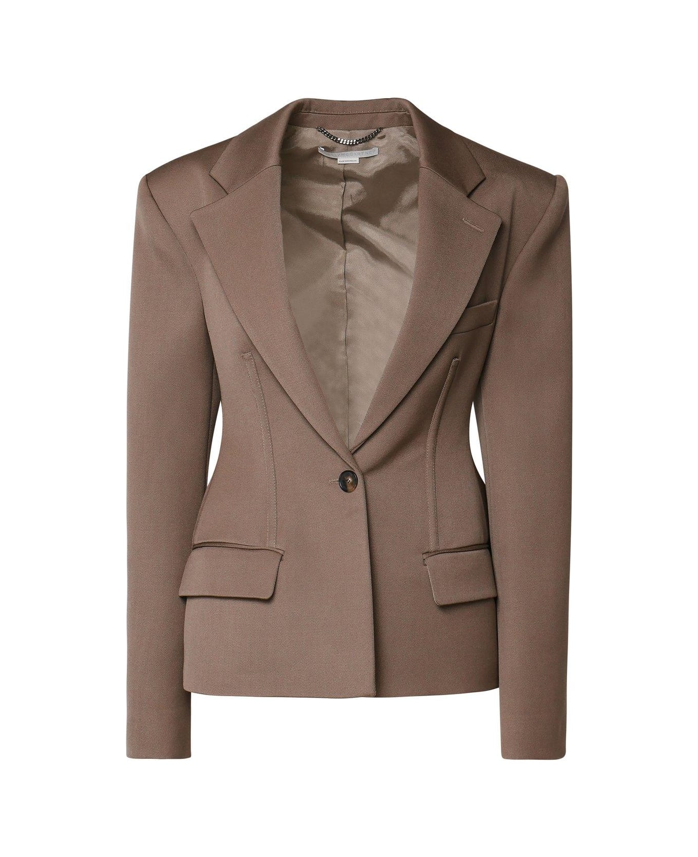 Stella McCartney Classic Single-breasted Blazer - Beige