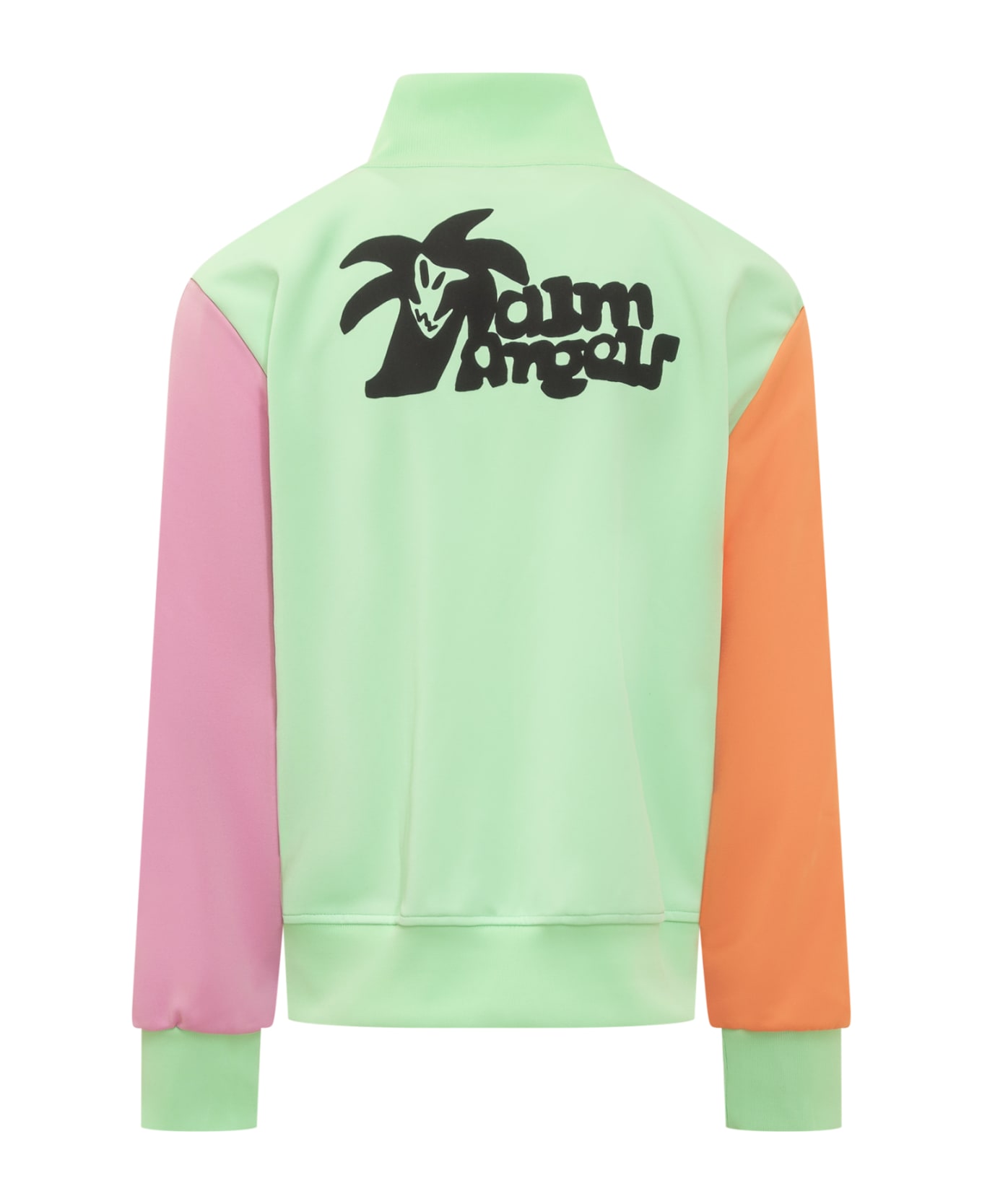 Palm Angels Sweatshirt With Print - LIGHT GREEN