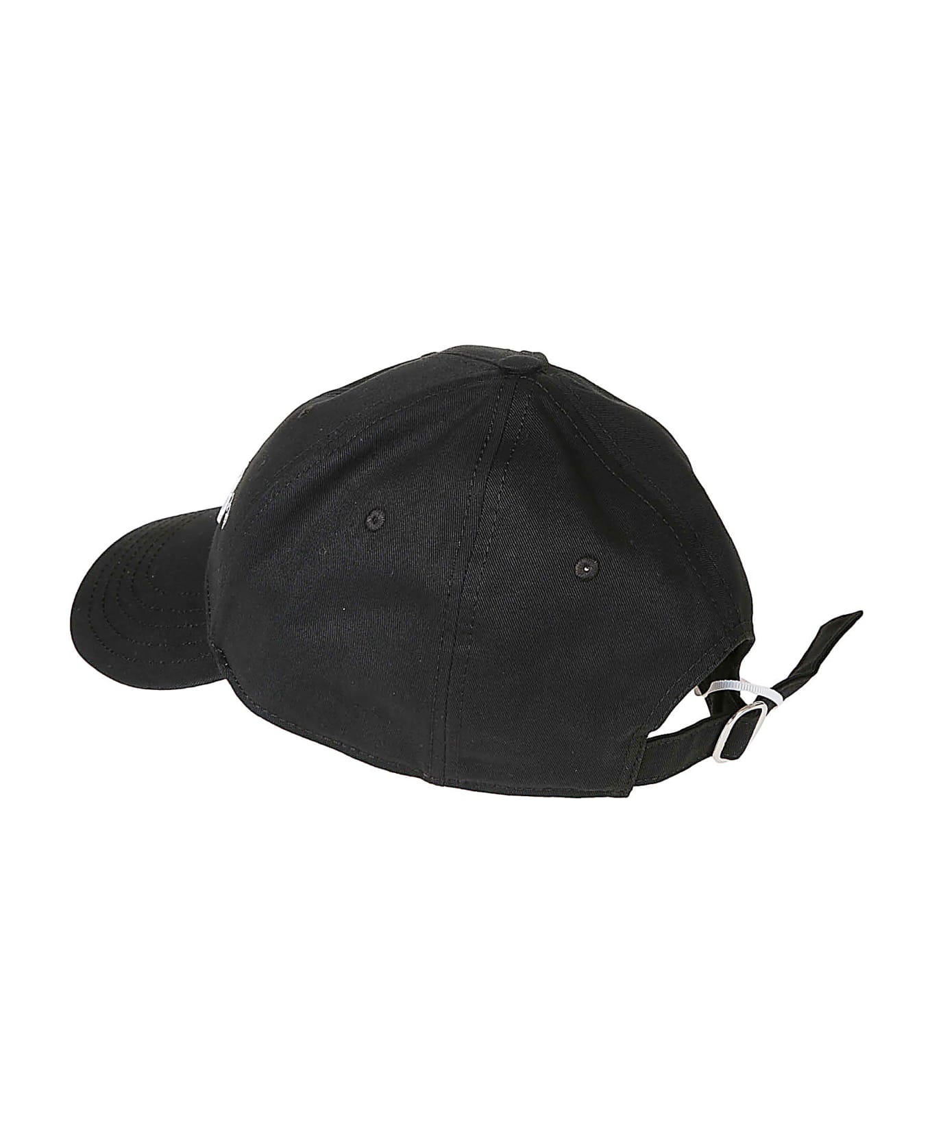Off-White Bookish Dril Baseball Cap - Black/White 帽子