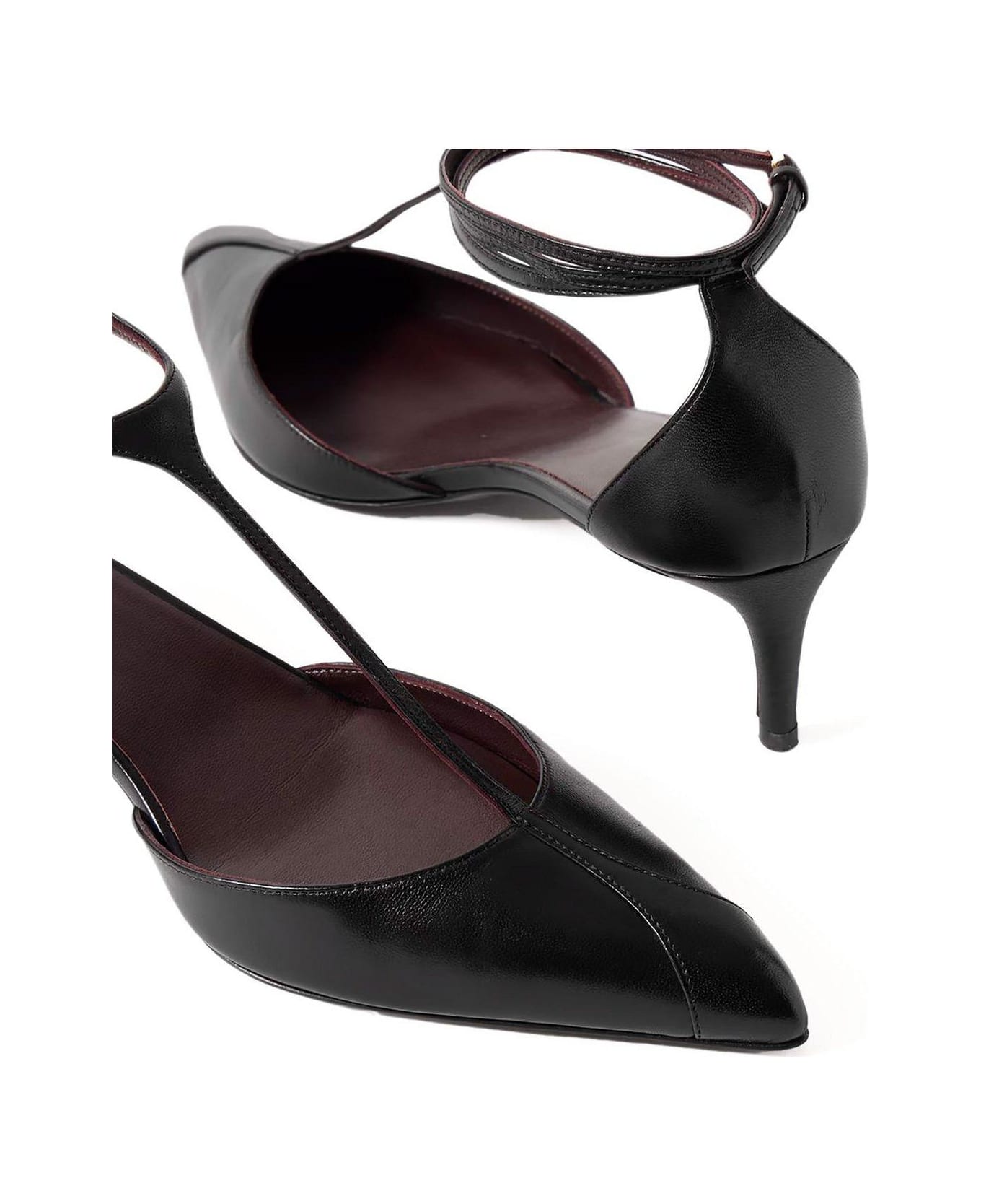 Khaite Mia Pointed-toe Pumps - DESERT CAMP/PIQUANT ORANGE