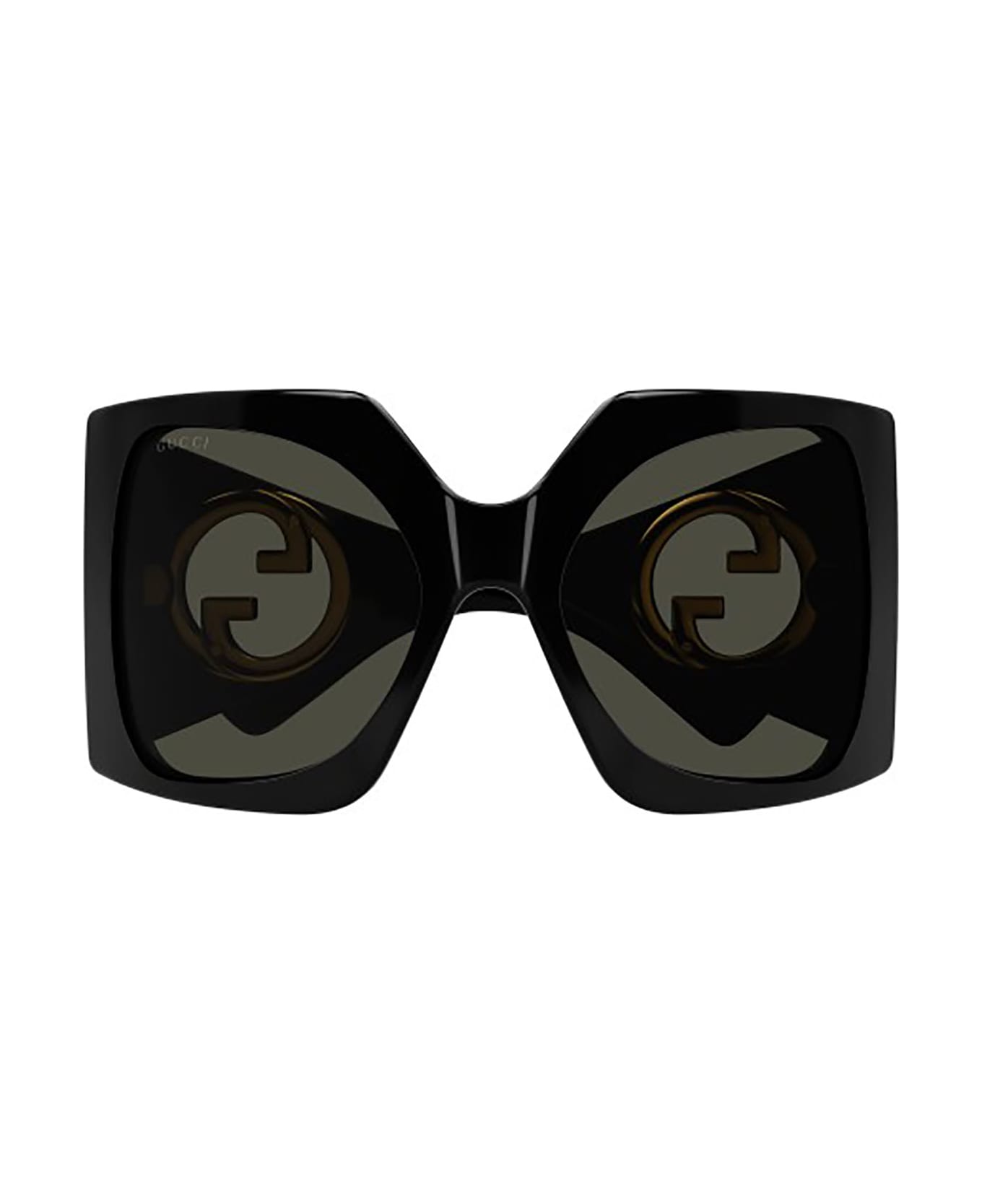 Gucci Eyewear GG1255S Sunglasses - Black Black Grey サングラス