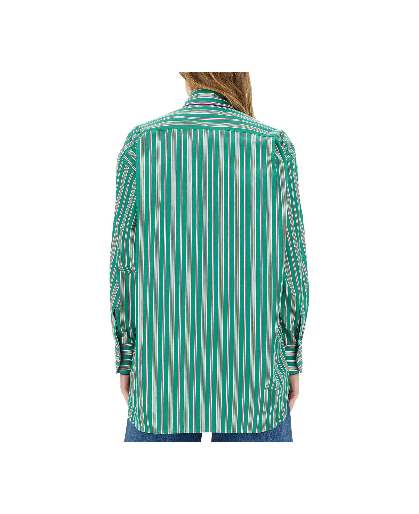 Etro Jacquard Shirt - GREEN