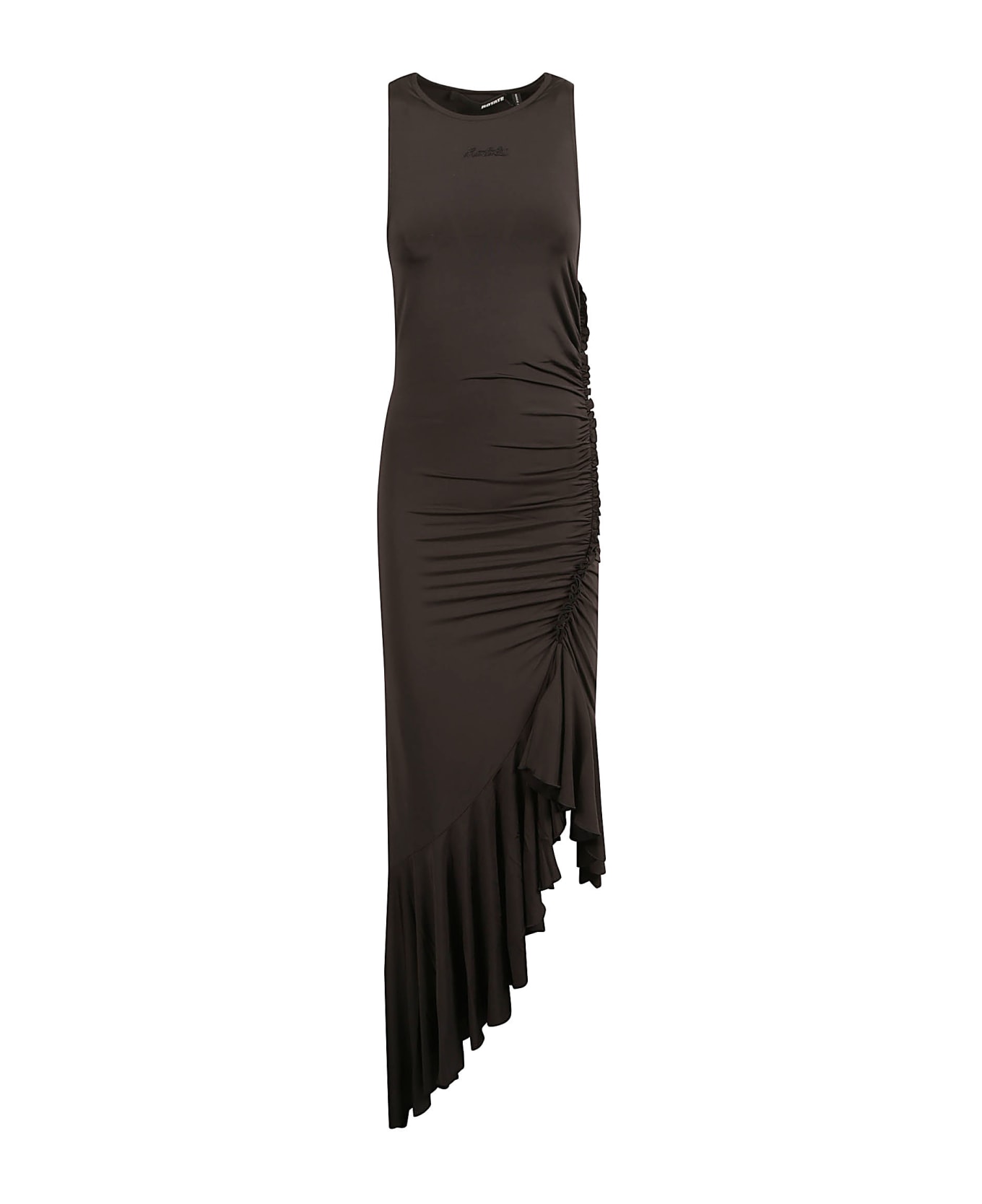 Rotate by Birger Christensen Asymmetric Dress - Black