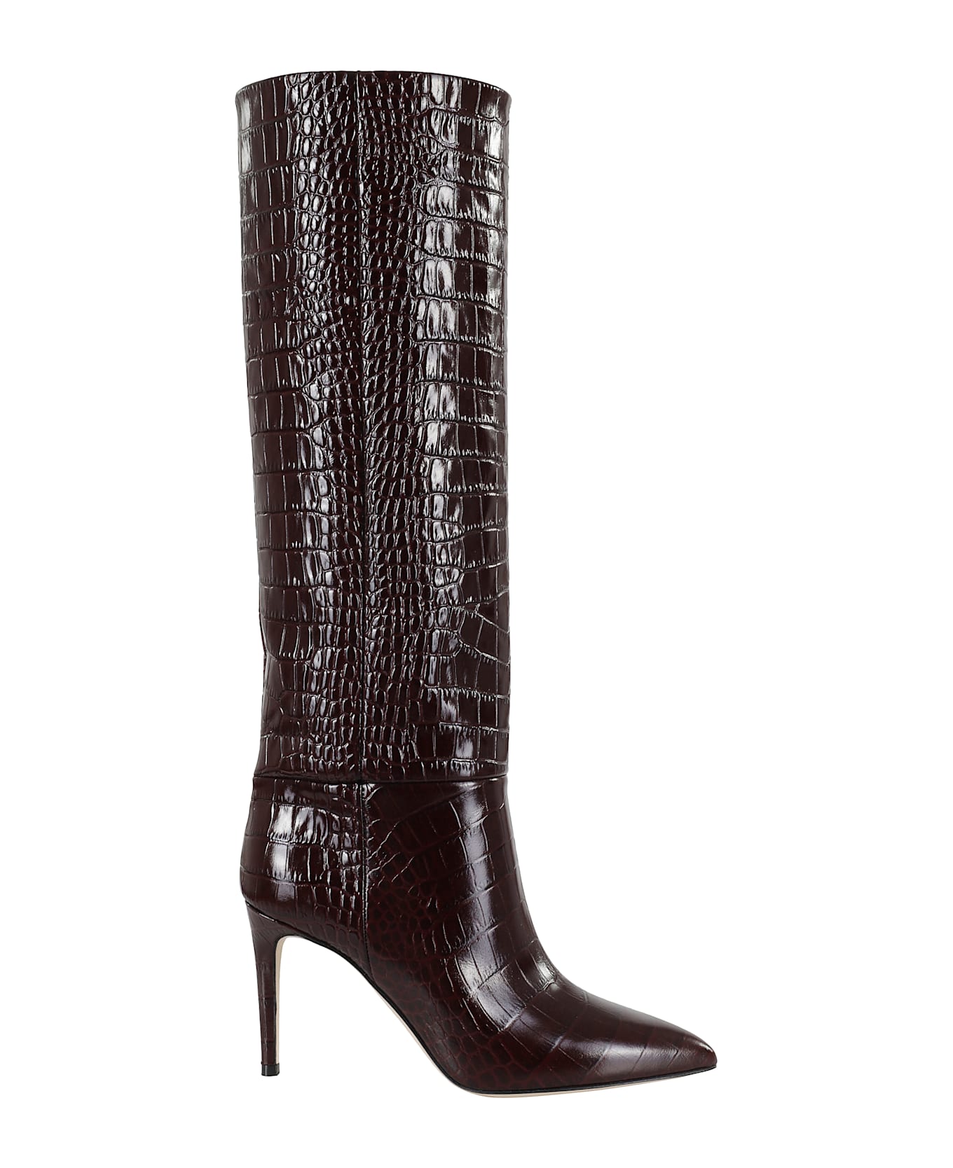 Paris Texas Stiletto Boot 85 - Rouge Noir
