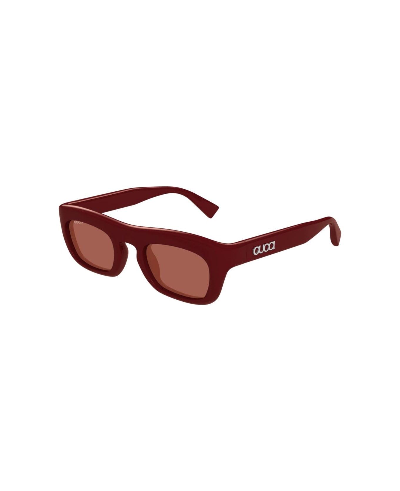 Gucci Eyewear Gg1777s-002 Burgundy-burgundy-brown - BURGUNDY-BURGUNDY-BROWN