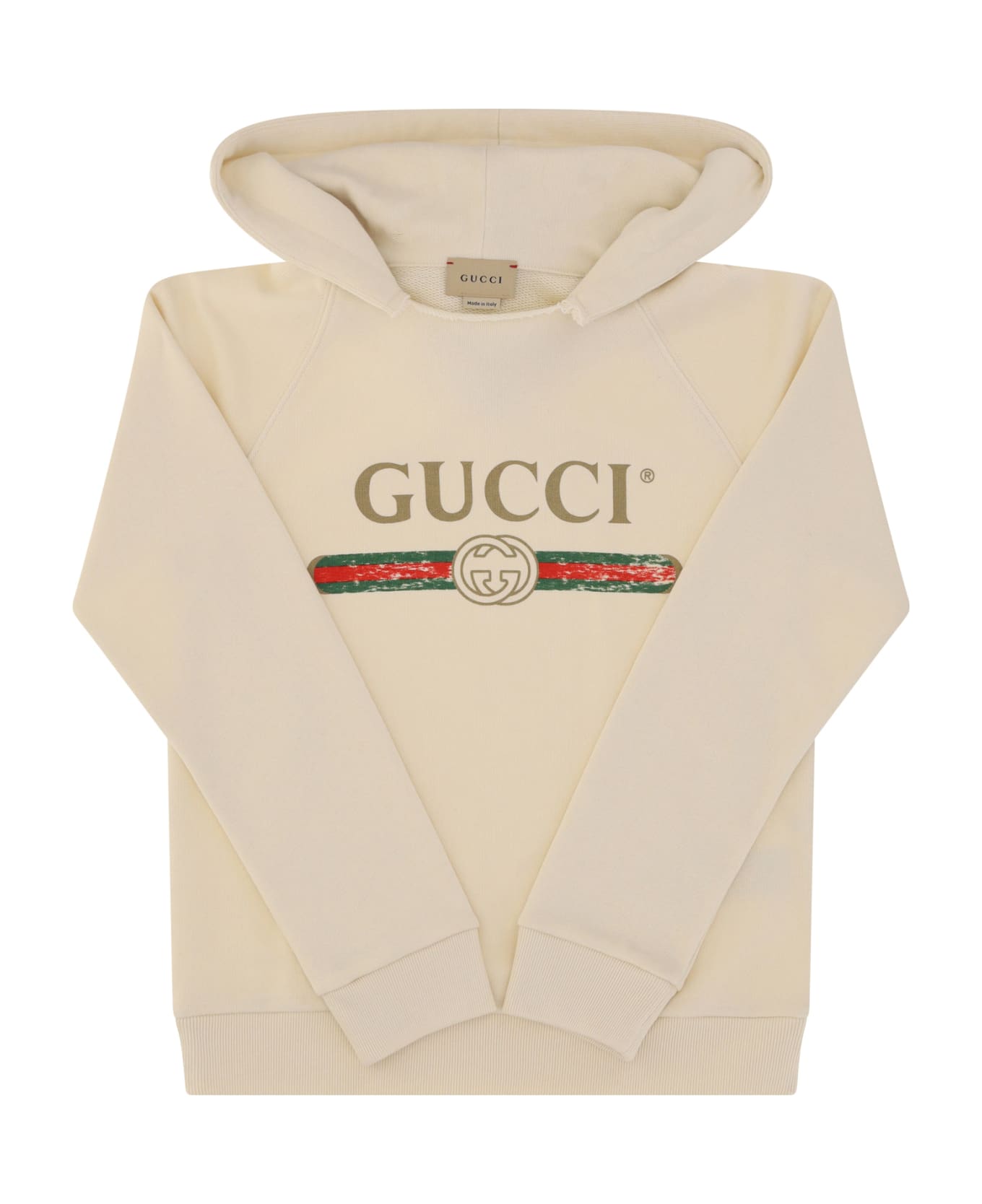 Gucci Hoodie For Boy - White