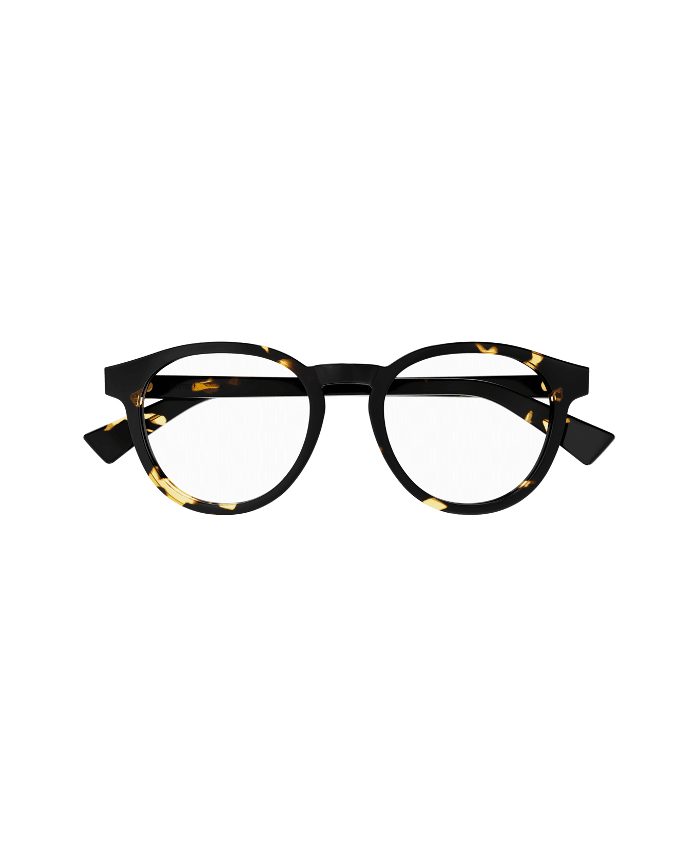 Bottega Veneta Eyewear Bottega Veneta Bv1225o Linea New Classic 002 Havana Trasparent Glasses - Marrone