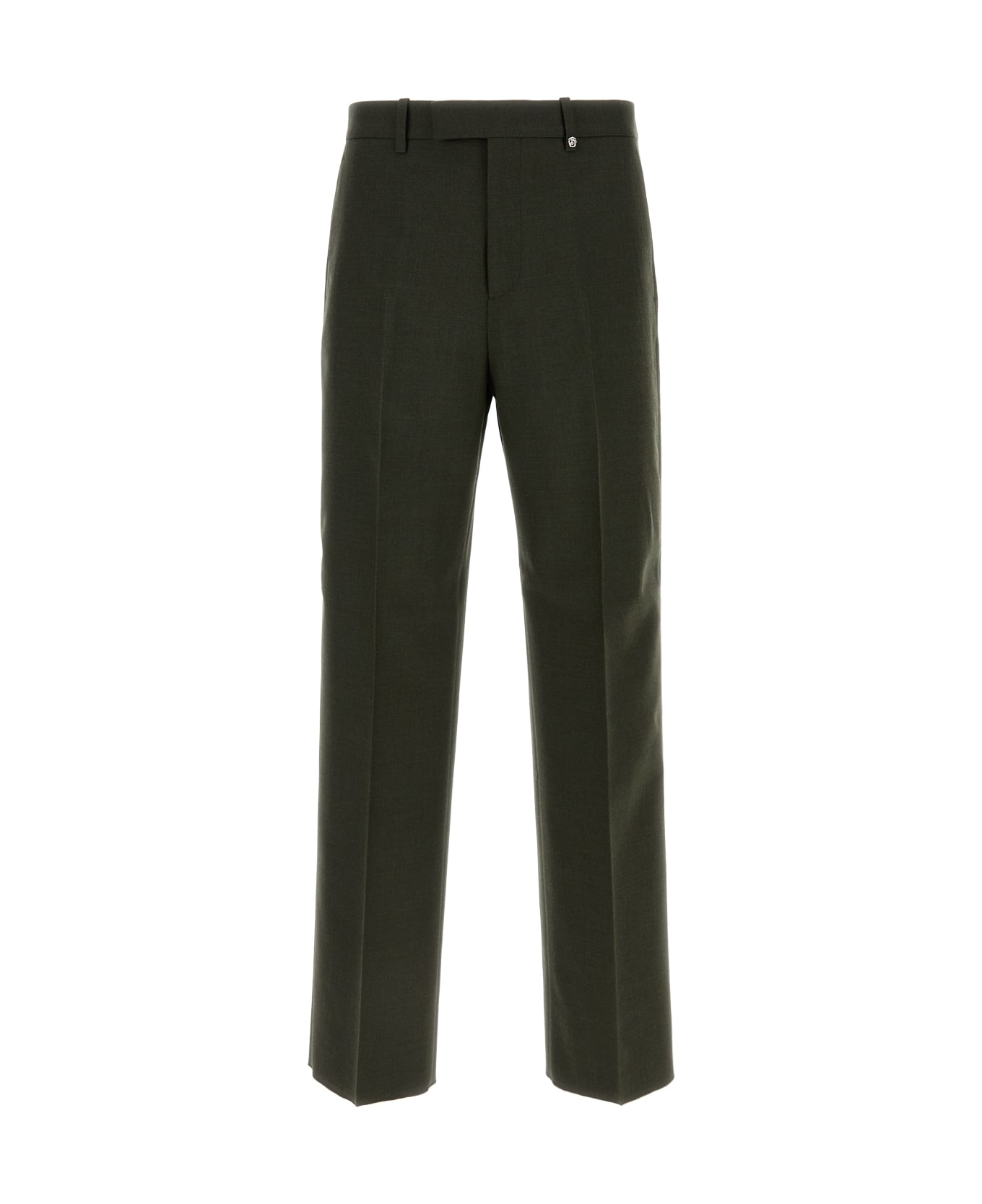 Burberry Bottle Green Wool Pant - GLEN