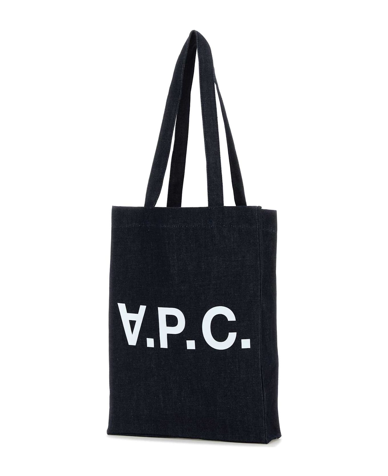 A.P.C. Denim Laure Shopping Bag - INDIGO