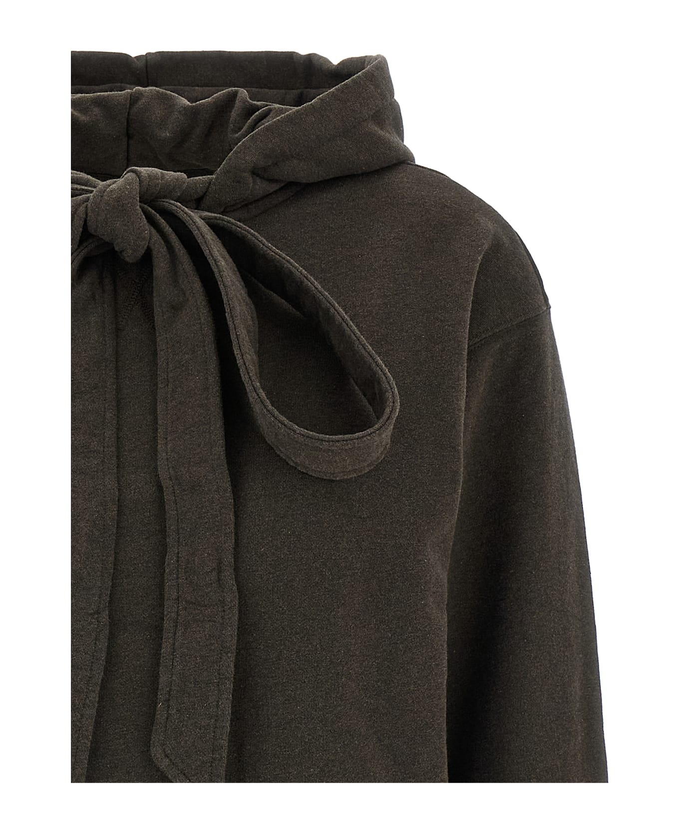 J.W. Anderson 
tied Bow Hoodie
 Sweatshirt - Brown