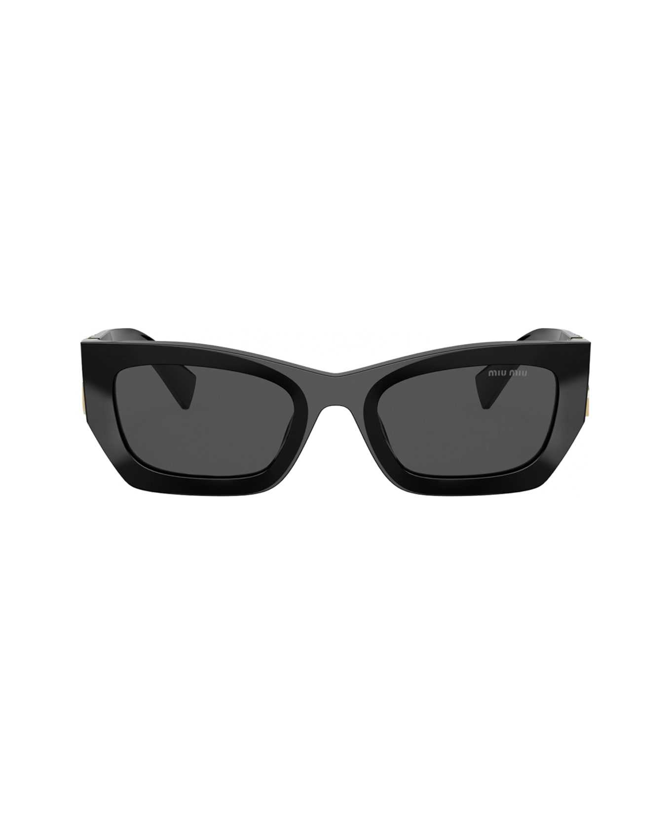 Miu Miu 0mu 09ws Miu Glimpse 1ab5s0 Black Sunglasses - Nero