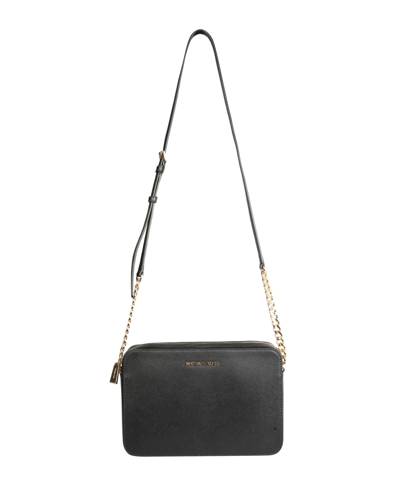 MICHAEL Michael Kors Large Jet Set Shoulder Bag - Black