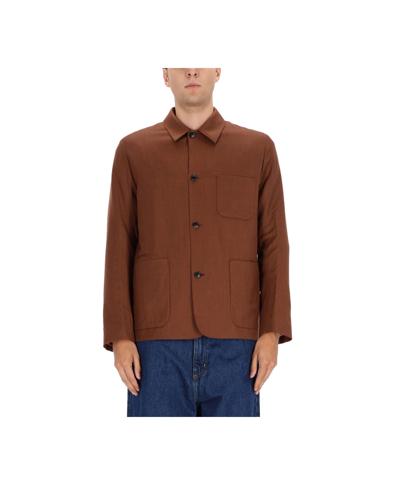 Paul Smith Work Jacket - BROWN
