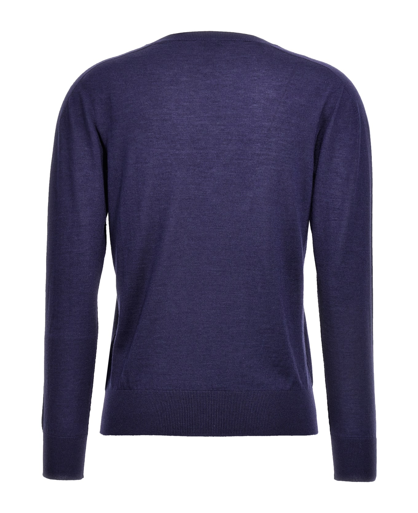 Kiton V-neck Sweater - Blue