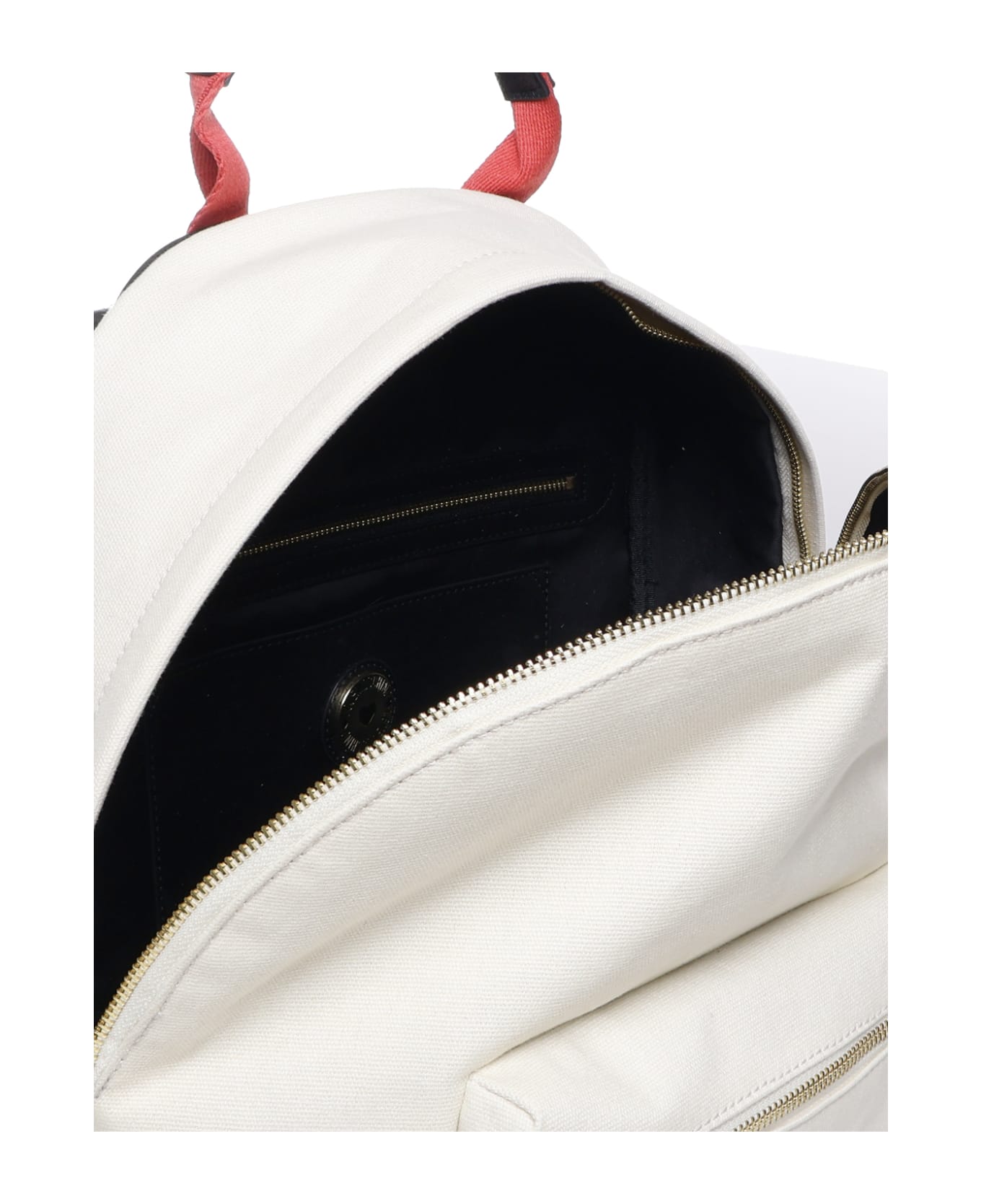 Love Moschino Love Backpack With Logo - WHITE, black, red