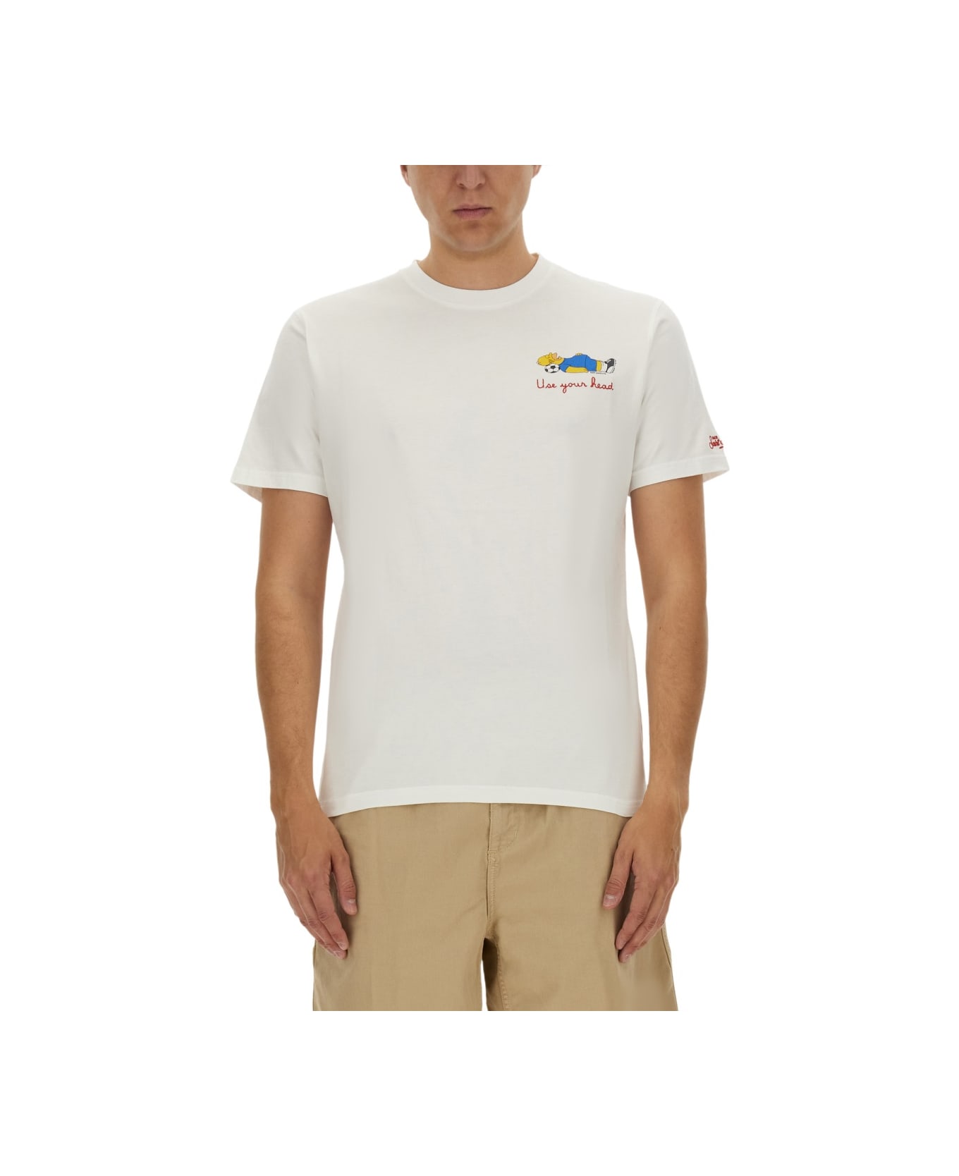 MC2 Saint Barth Cotton T-shirt - WHITE