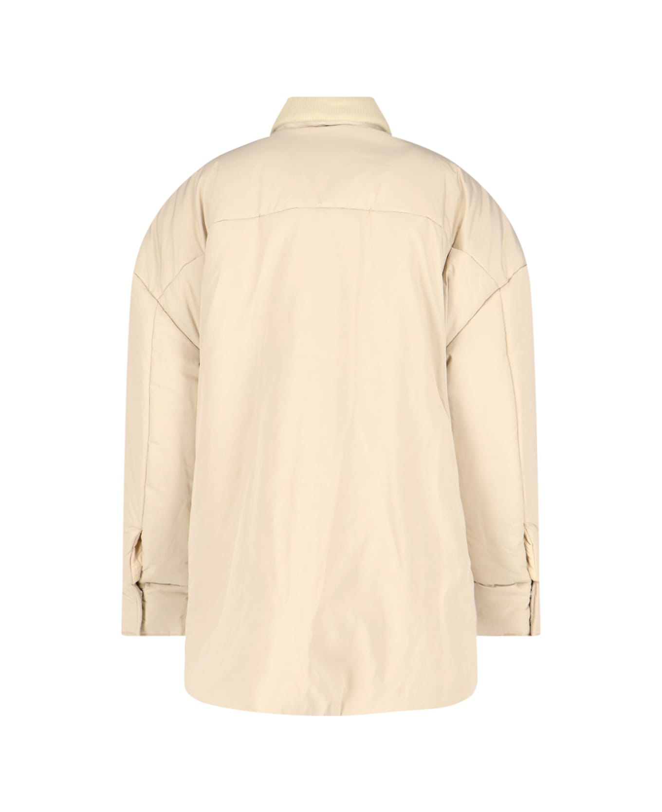 The Attico Oversize Padded Short Coat - IVORY