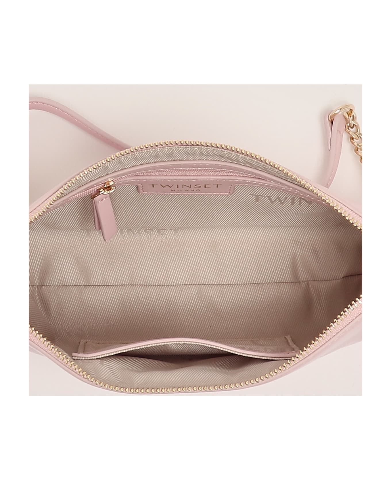 TwinSet Poliuretano Clutch - ROSA