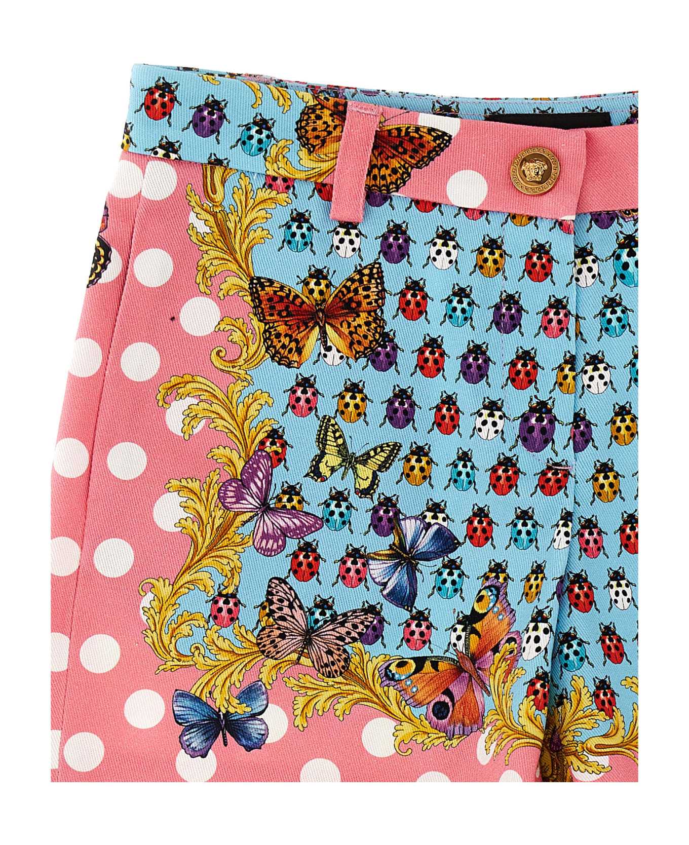 Versace 'heritage Butterflies & Ladybugs Kids' Capsule The Vacation - Multicolor ボトムス