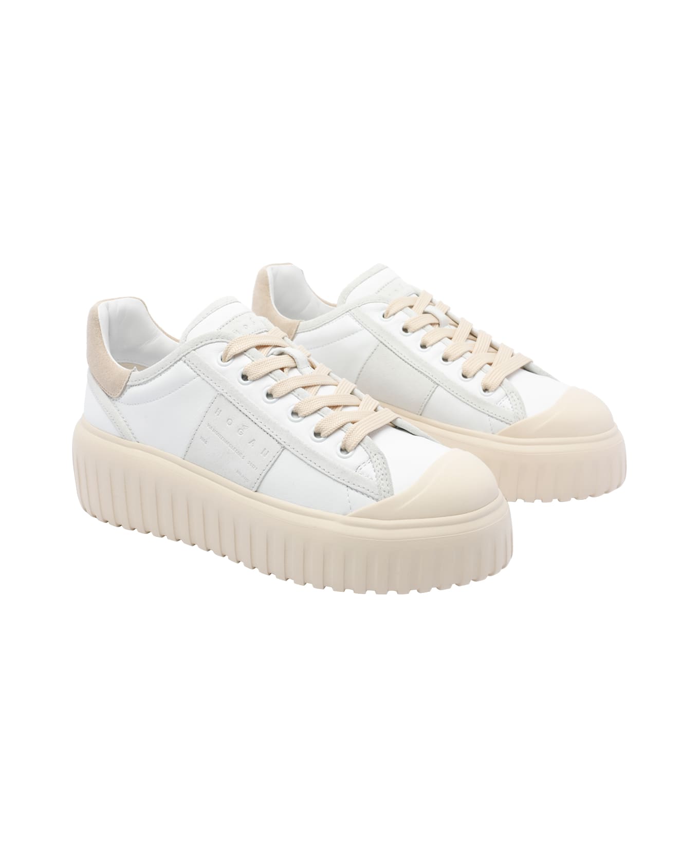 Hogan H-stripes Sneakers - White