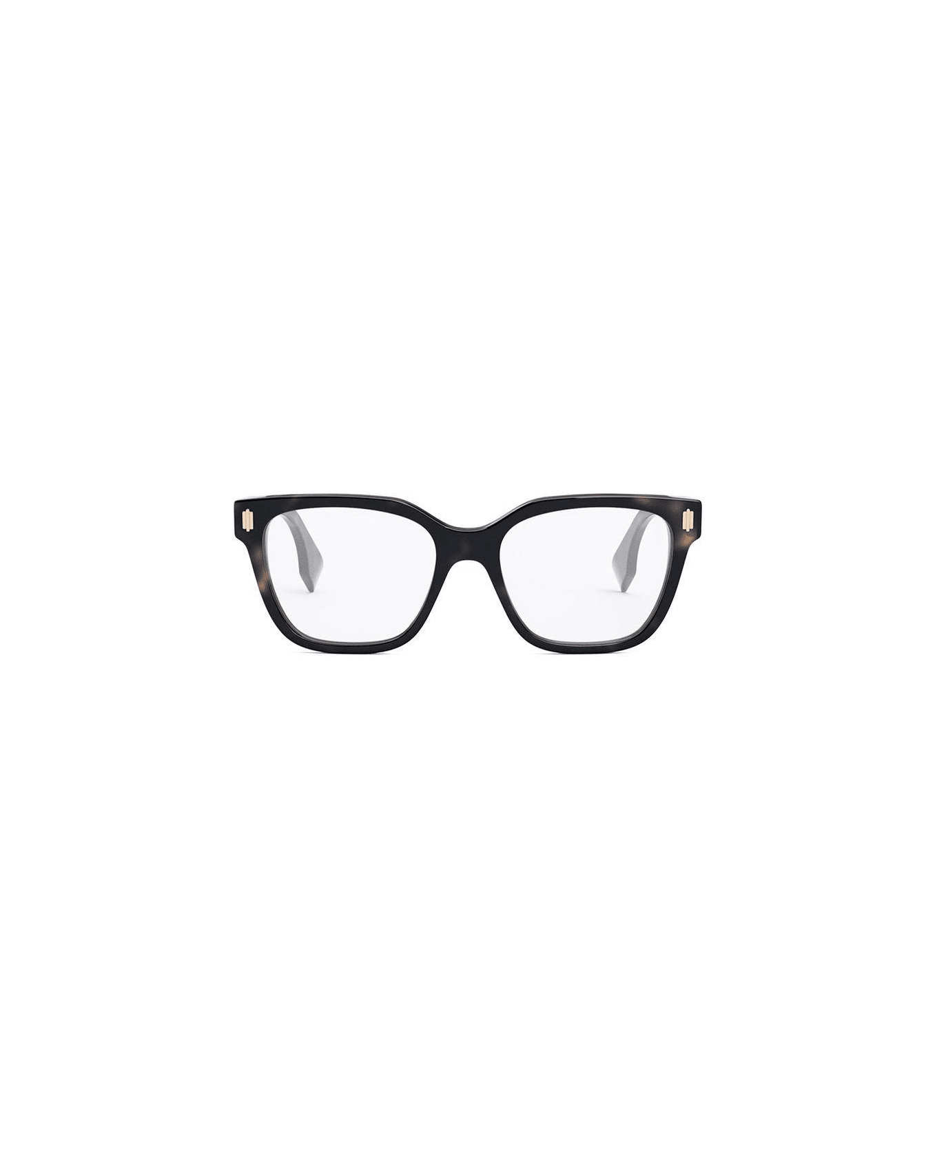 Fendi Eyewear Rectangle Frame Glasses - 055