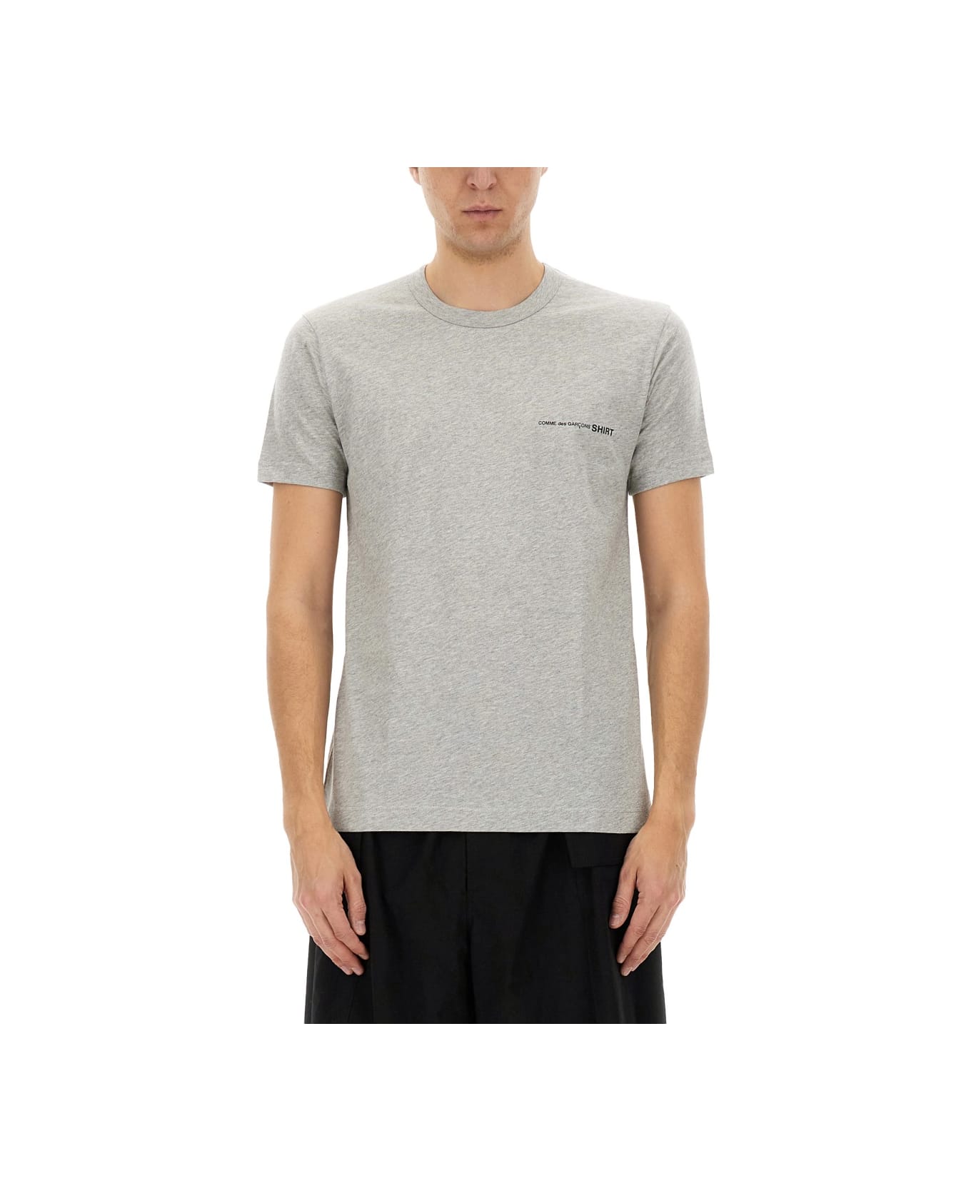 Comme des Garçons Shirt T-shirt With Logo - GREY