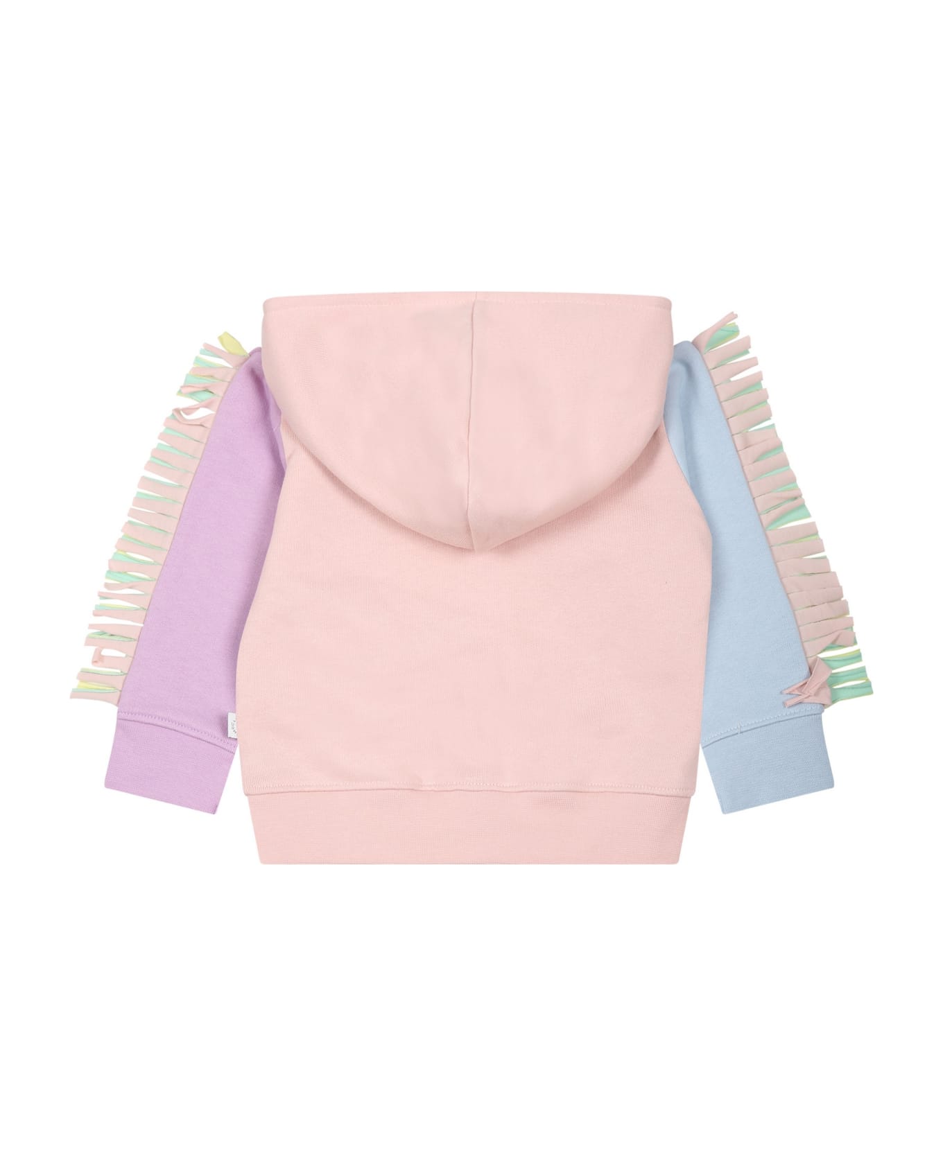 Stella McCartney Kids Multicolor Sweatshirt For Baby Girl With Unicorns - Multicolor