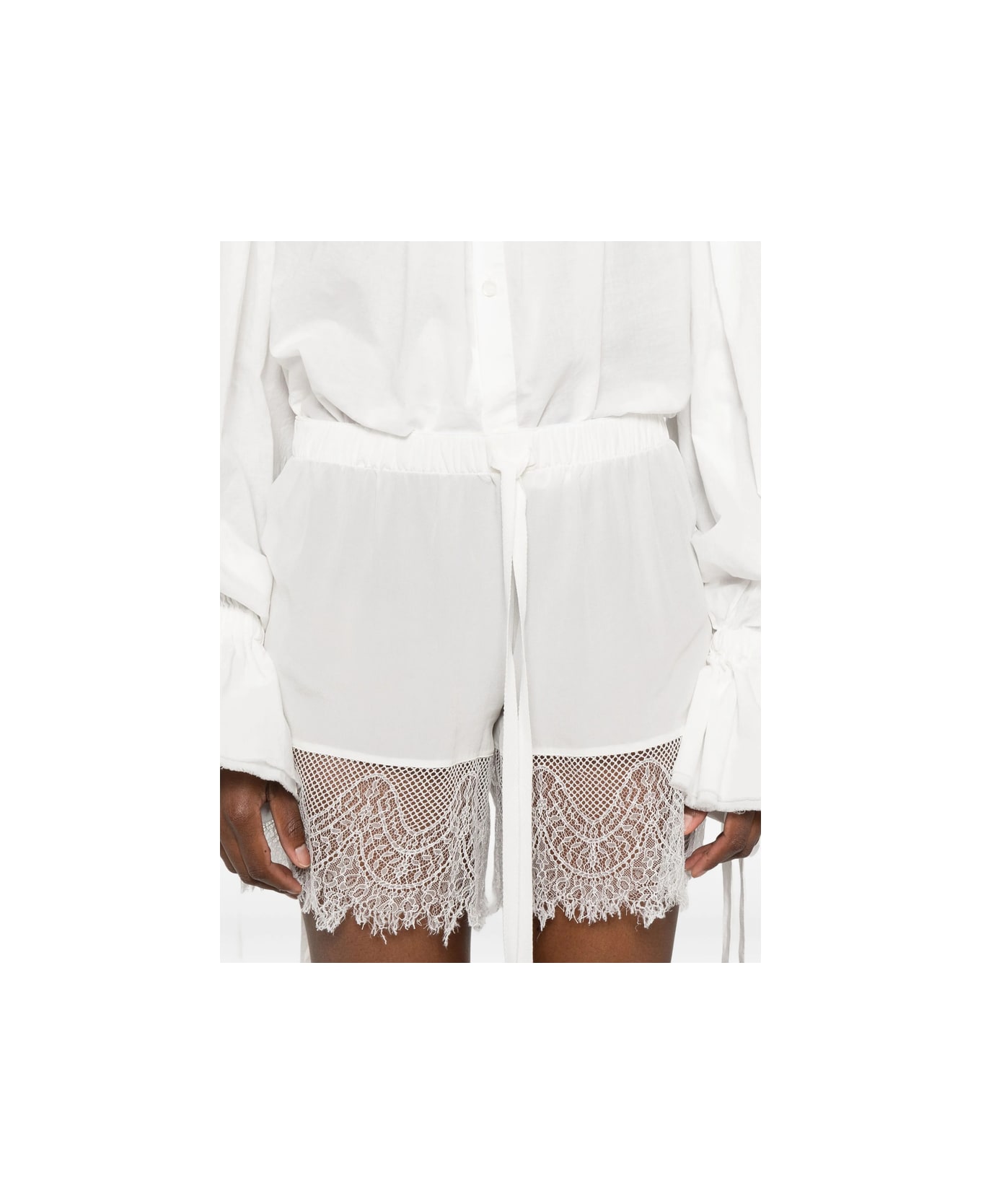 Ann Demeulemeester Short - WHITE