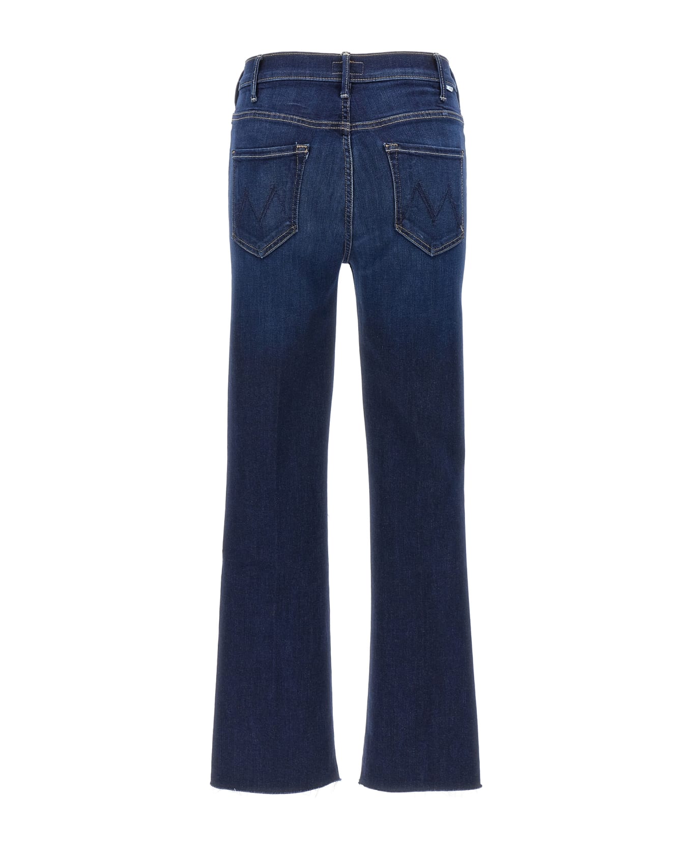 Mother 
the Hustler Flood Fray
 Jeans - Blue