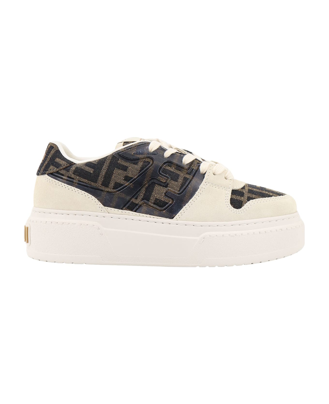 Fendi Match Sneakers - Brown