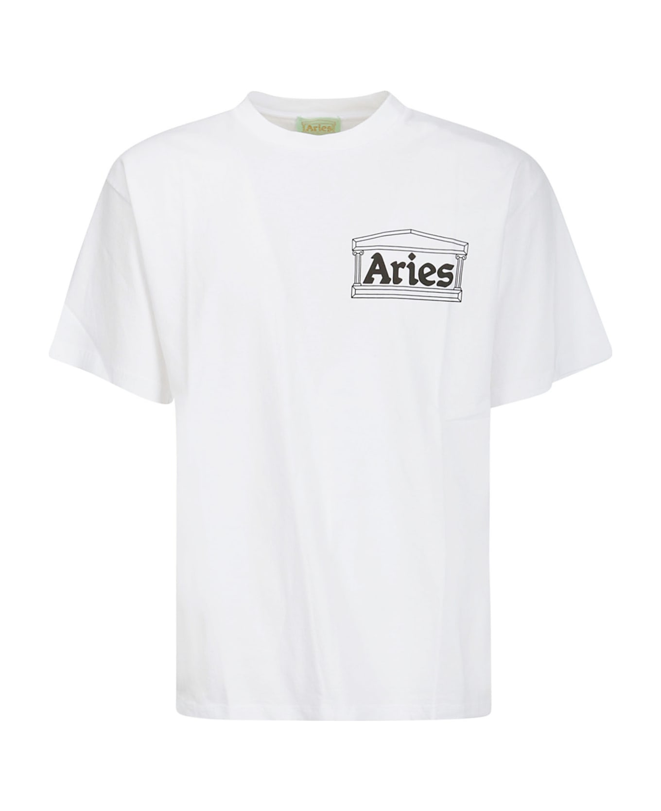Aries Temple Ss Tee - WHITE Tシャツ