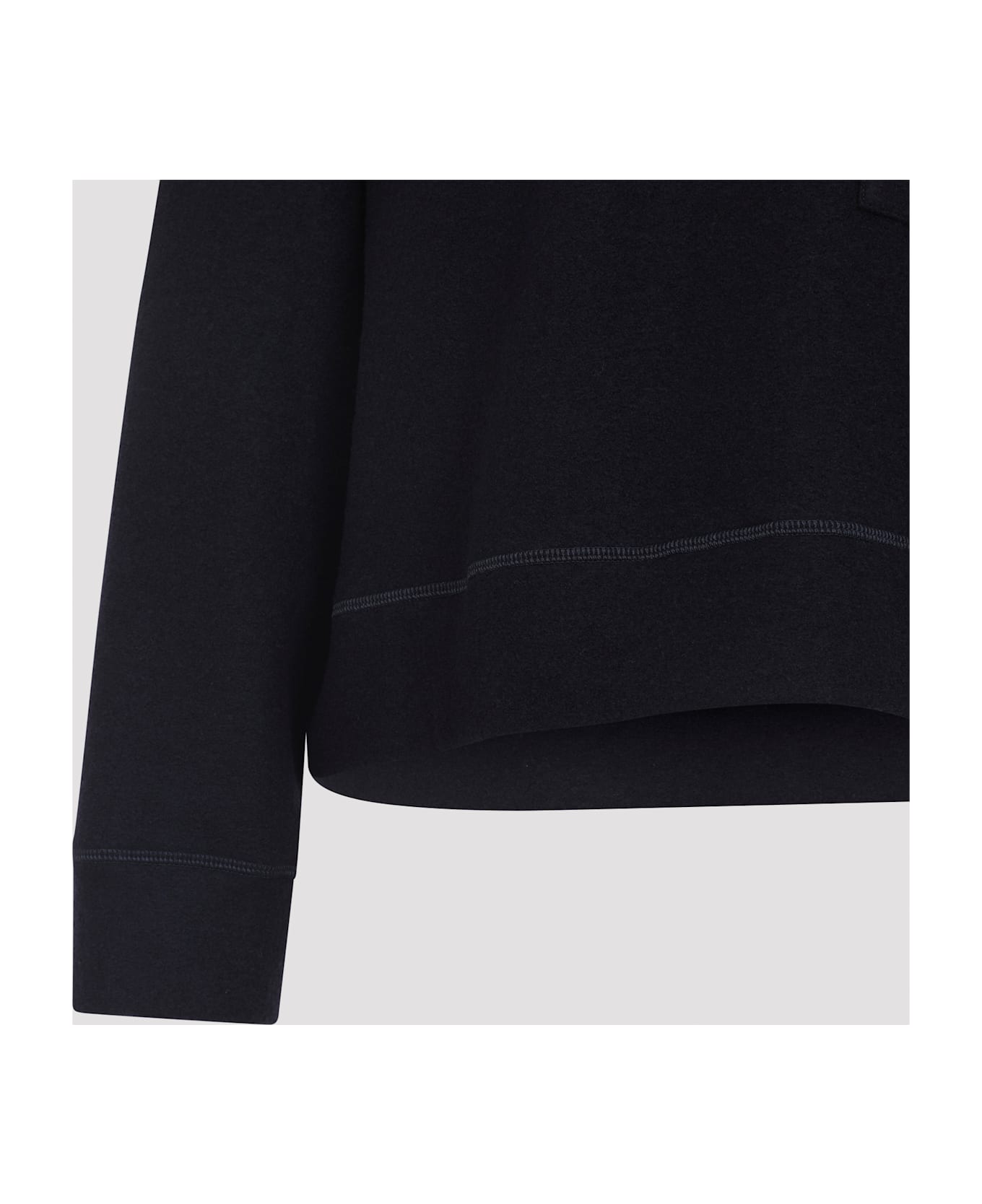Jil Sander 124 Hn Long Sleeves Sweatshirt - Midnight