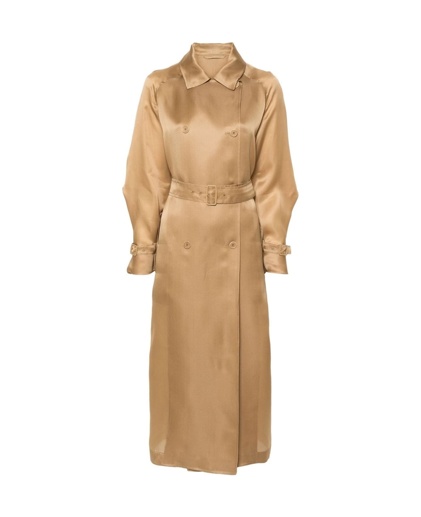 Max Mara Sfilata 
sacco
 Silk Trench - Brown