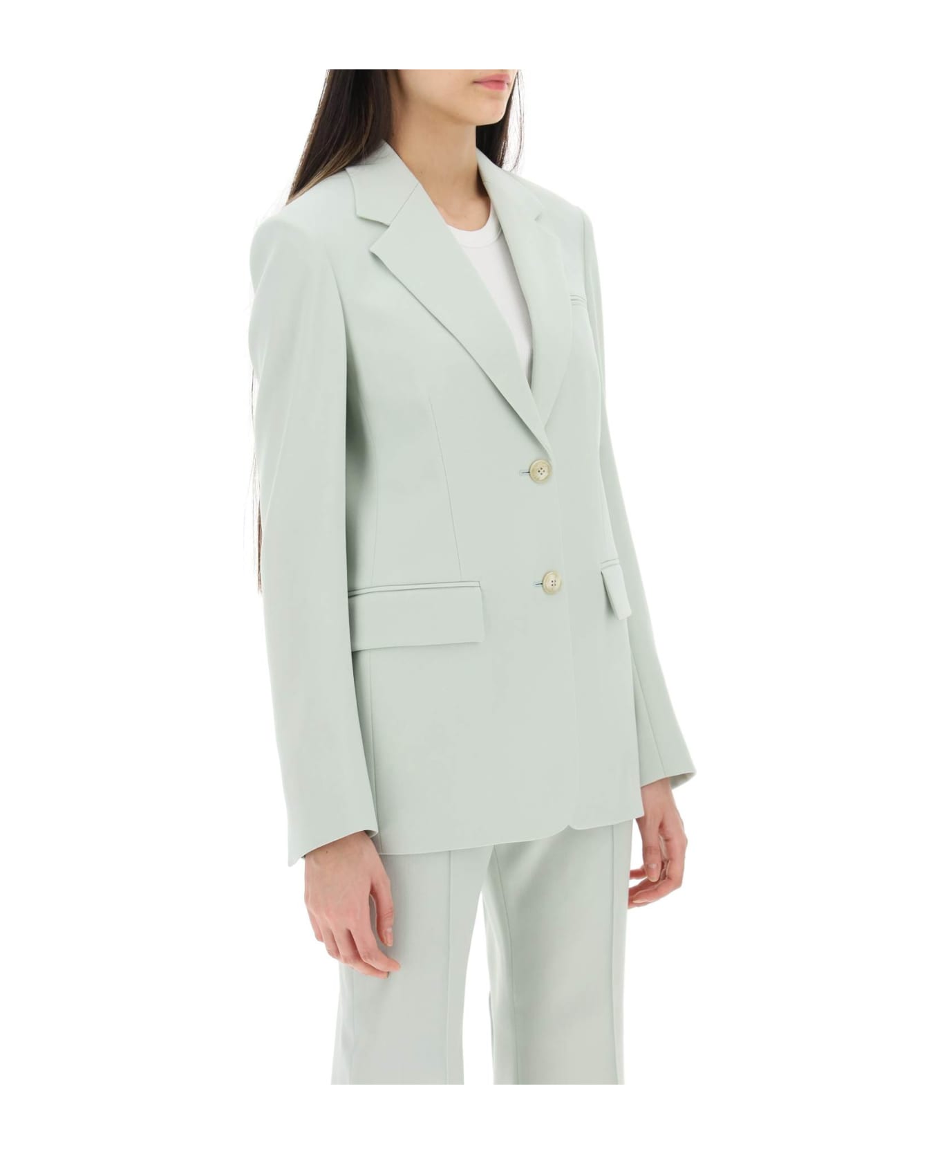 Lanvin Wool Twill Blazer - SAGE (Green)