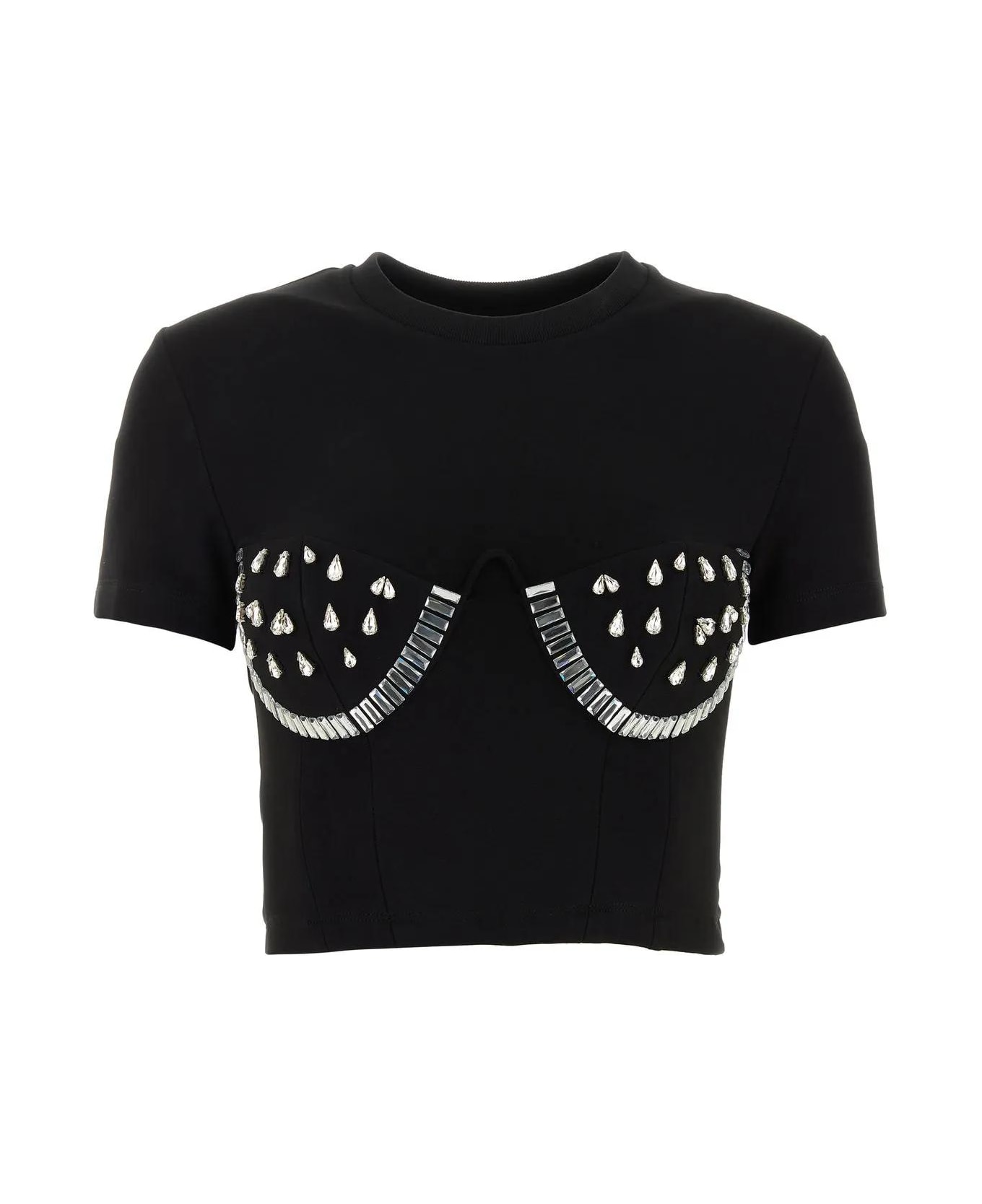 AREA Black Jersey T-shirt - Black