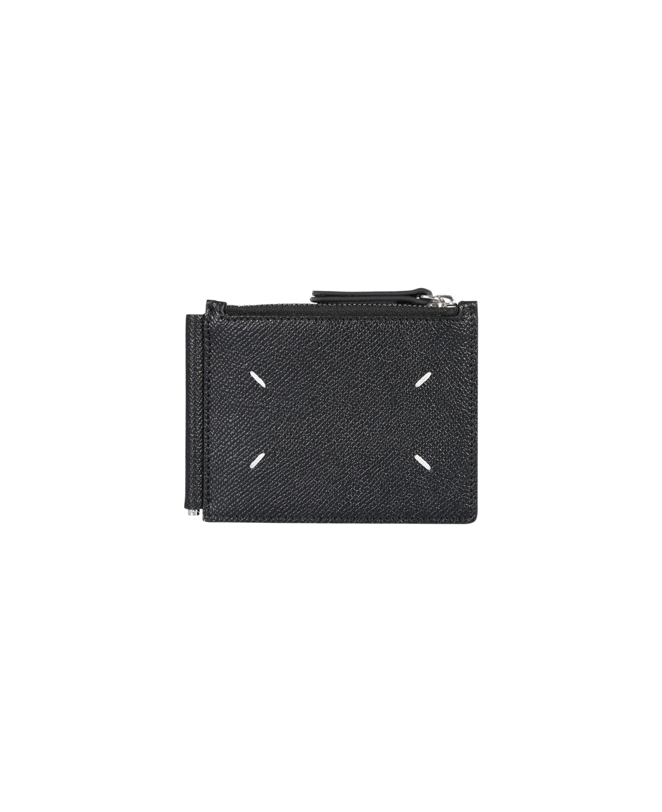 Maison Margiela Leather Wallet - BLACK
