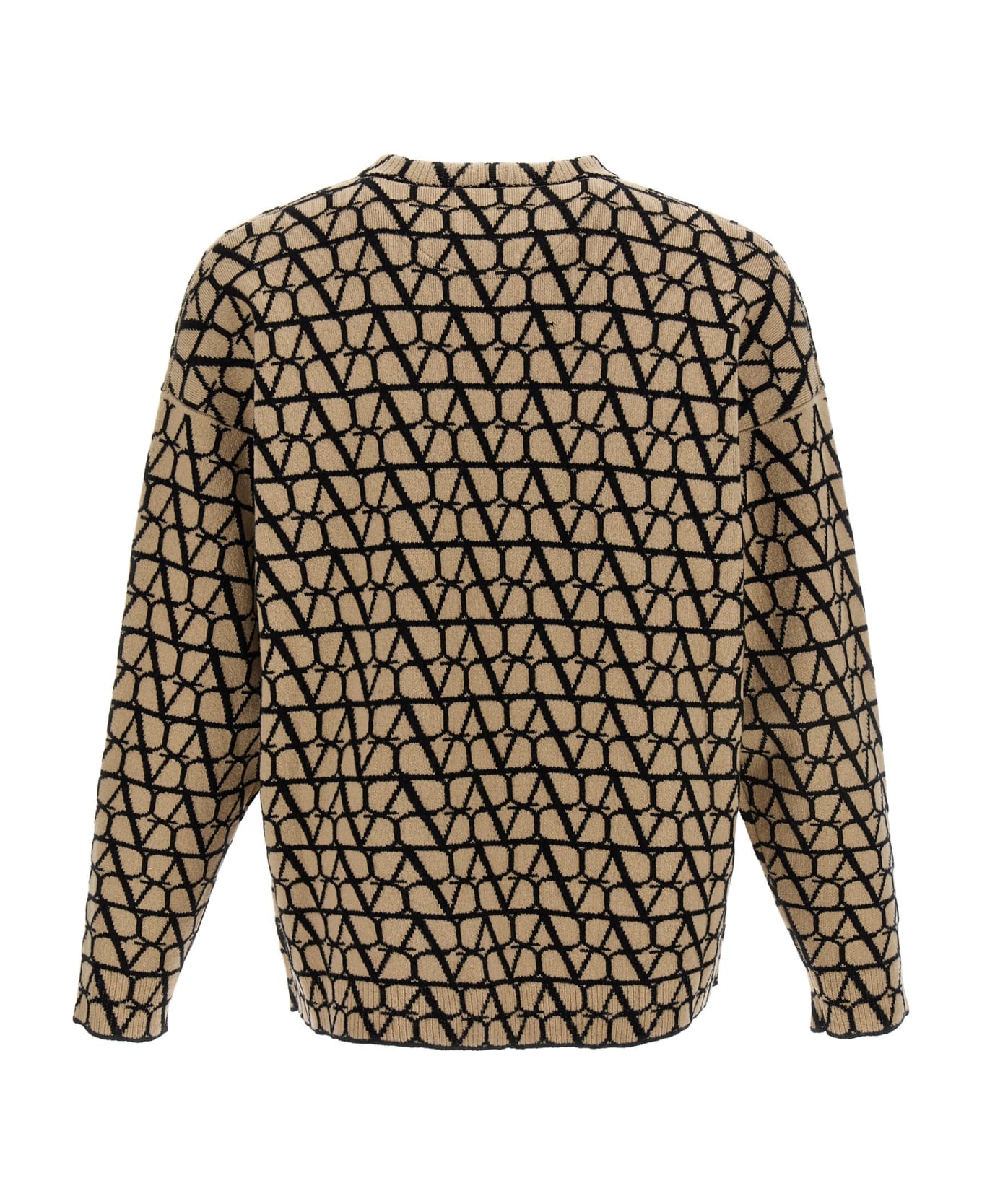 Valentino 'toile Iconographe' Valentino Sweater - Beige ニットウェア