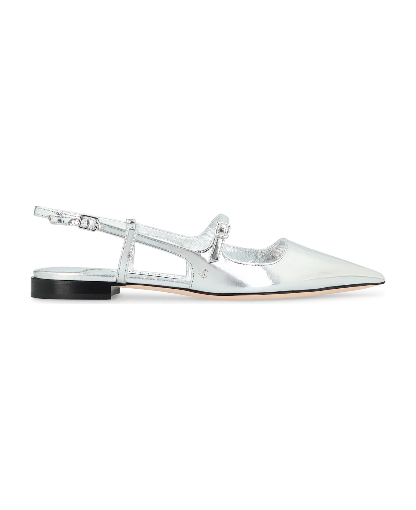Jimmy Choo Didi Leather Slingback Pumps - Silver