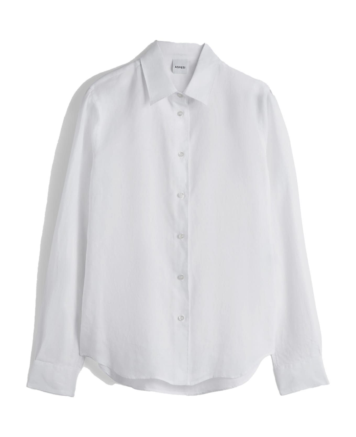 Aspesi White Long-sleeved Shirt - BIANCO