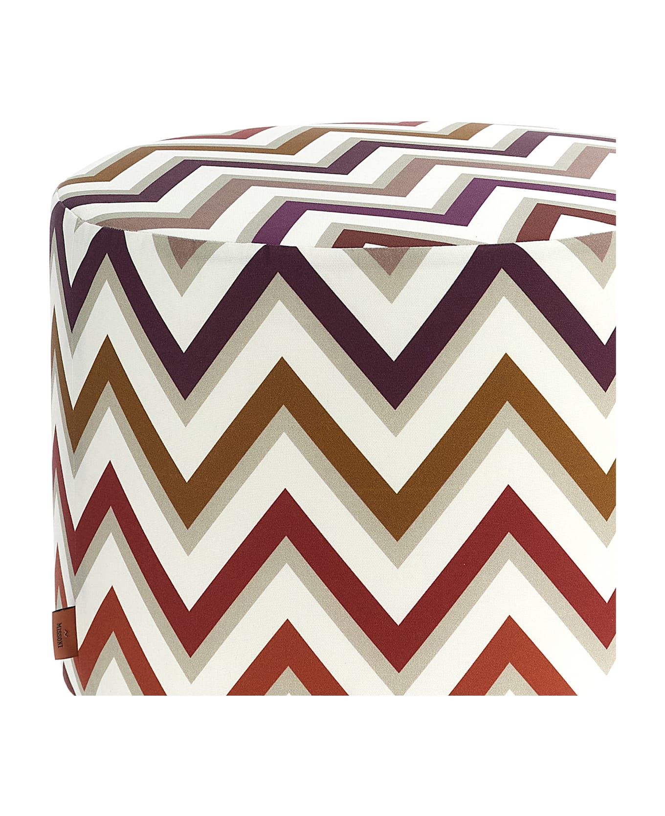 Missoni 'watamu' Outdoor Cylindrical Pouf - Multicolor