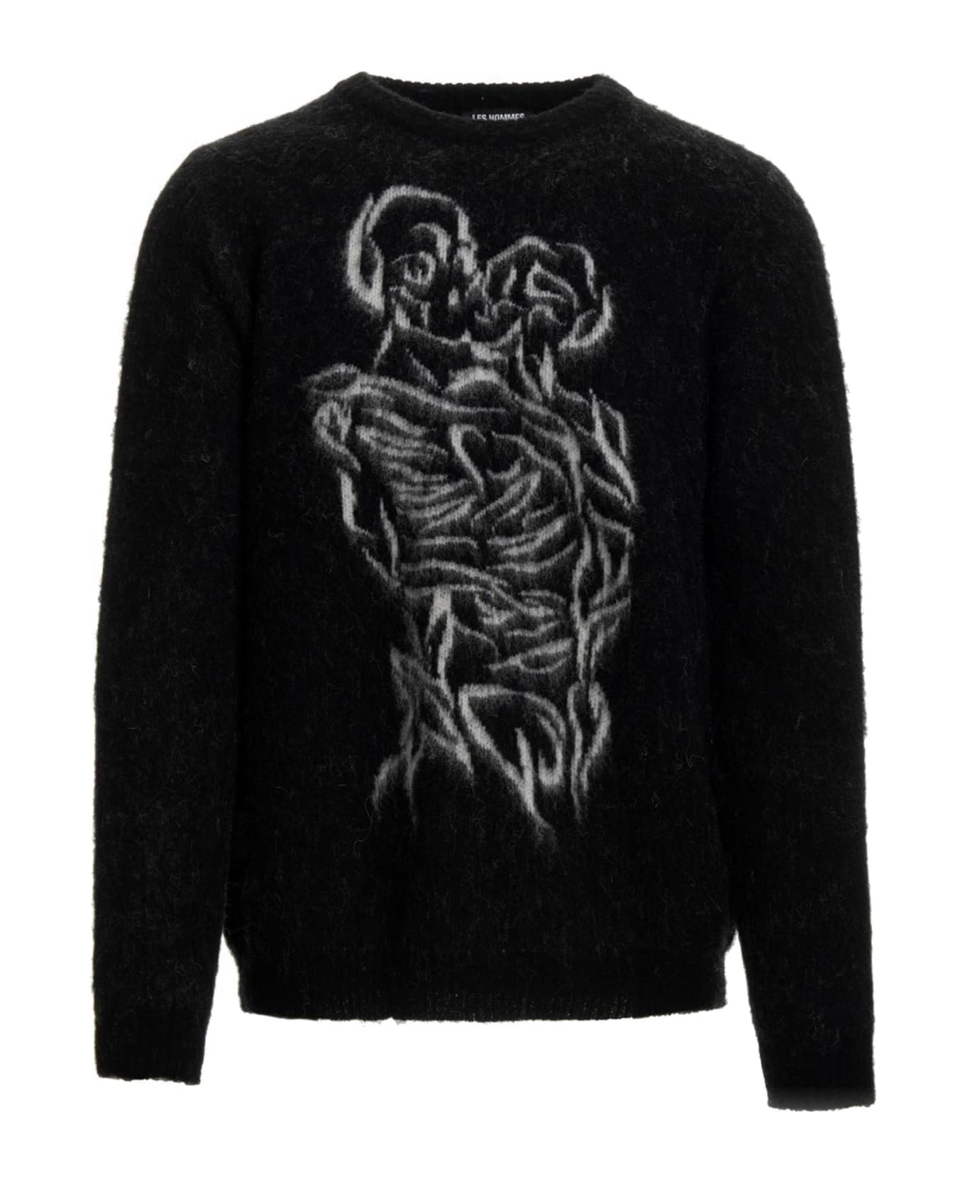 Les Hommes Sweater - BLACK BUTTER