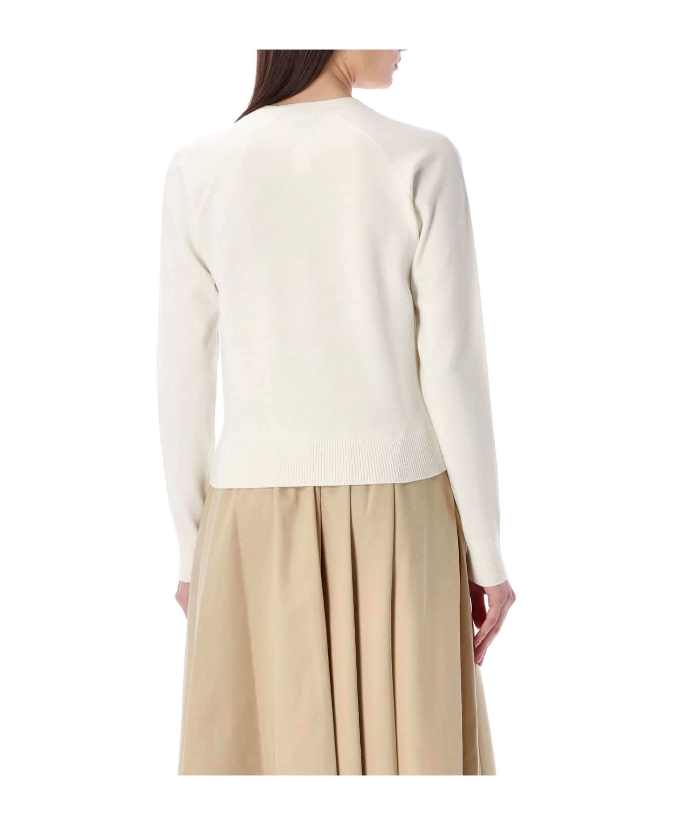 Patou Jaquard Terry Sweater - WHITE ニットウェア