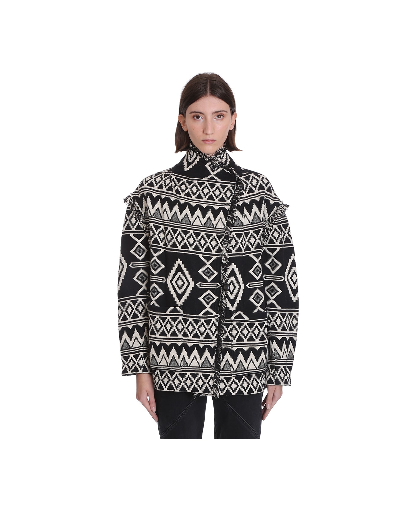 Marant Étoile Isabel Marant Étoile Josiali Coat In Black Cotton - black